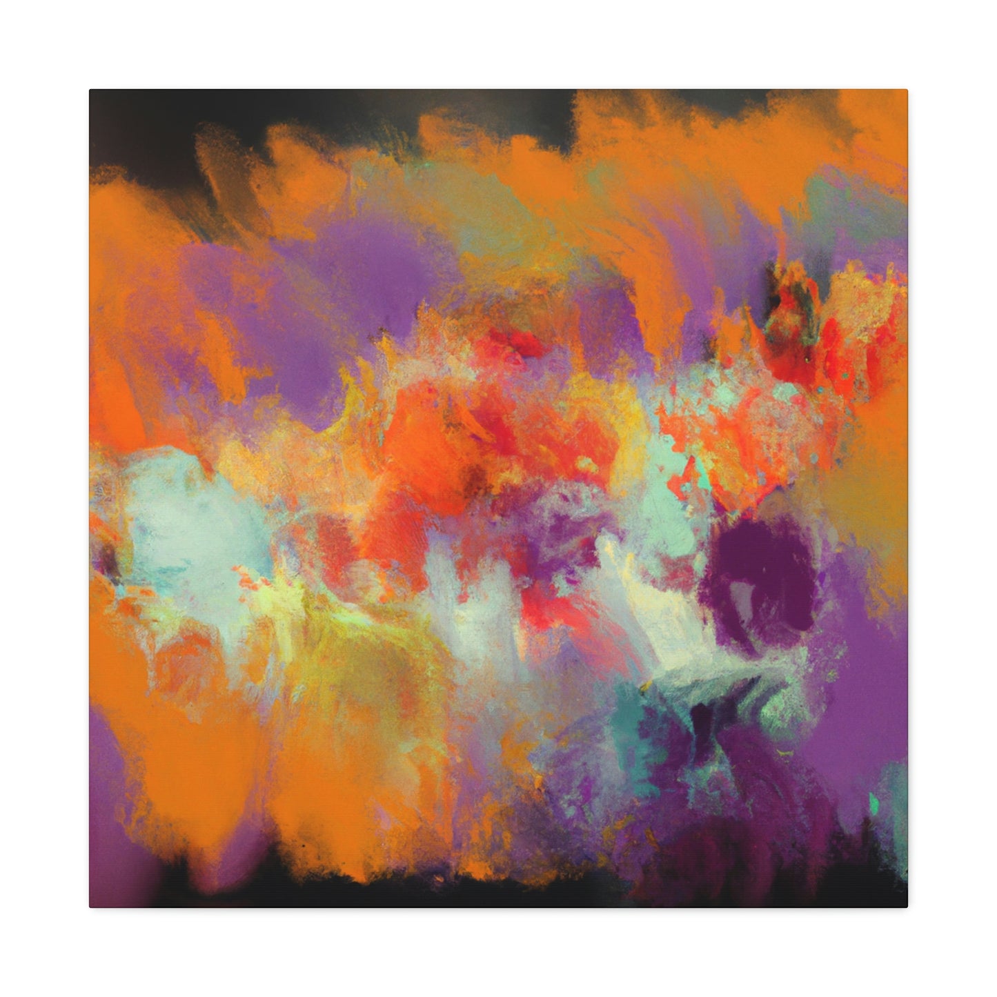 Coral Sparkle. - Canvas