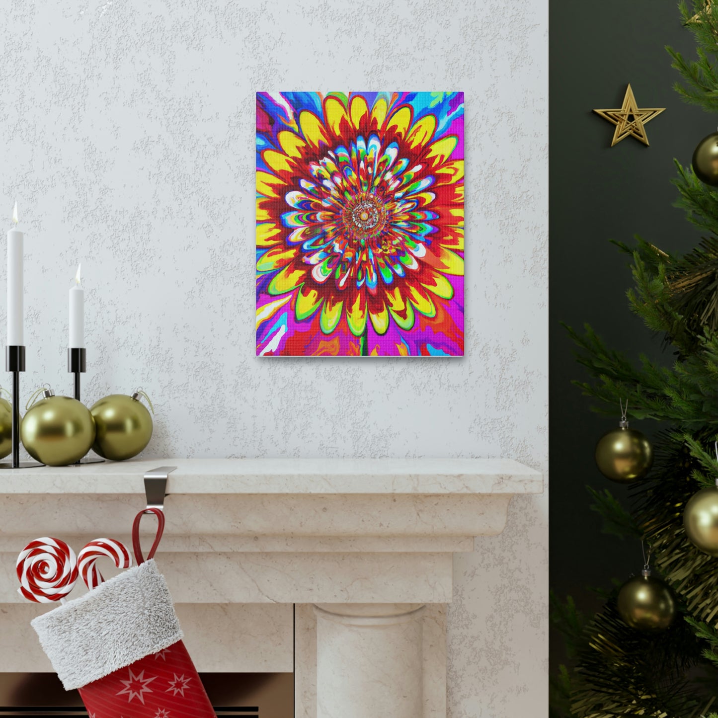 "Vivid Plume" - Canvas