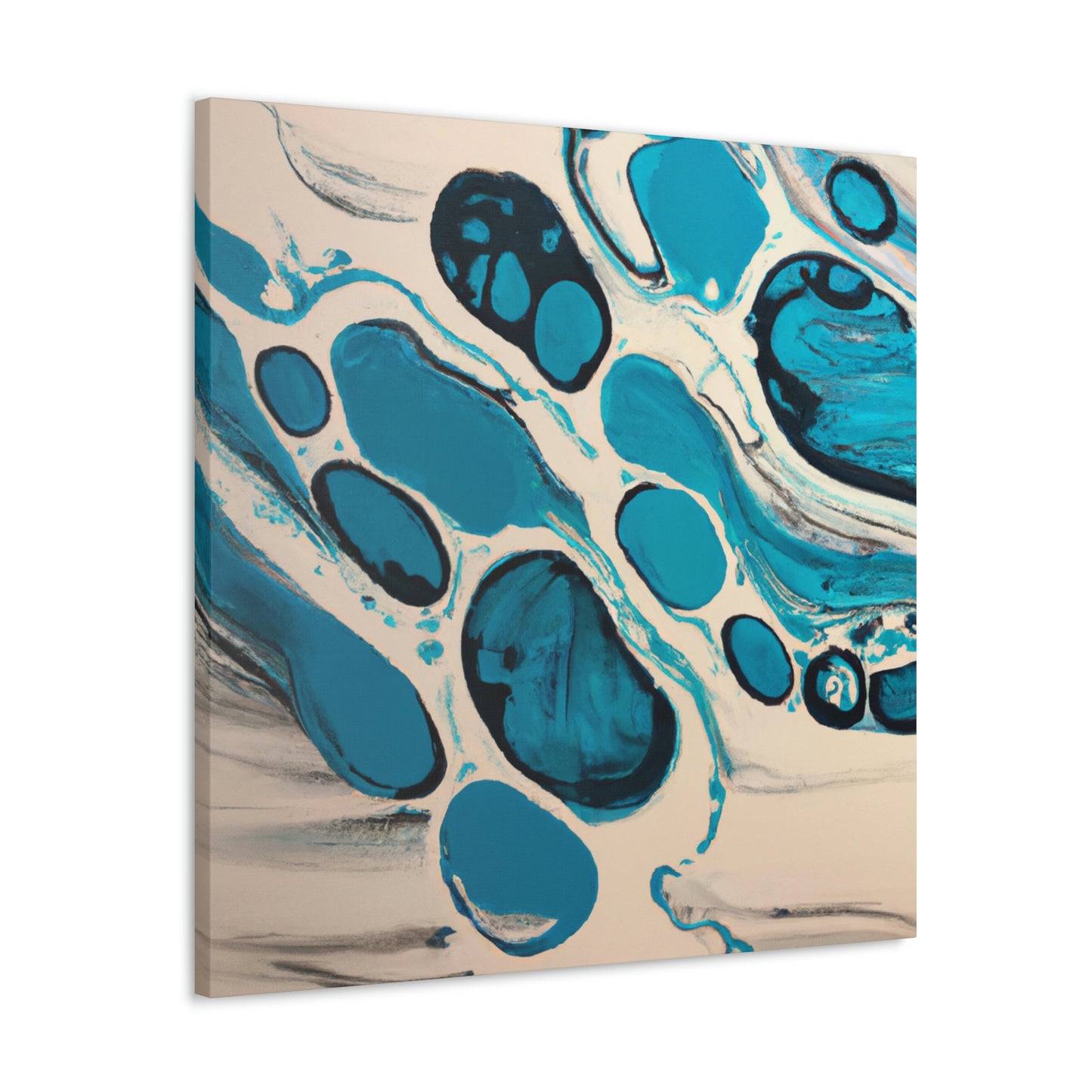 "Aqua Flow" - Canvas