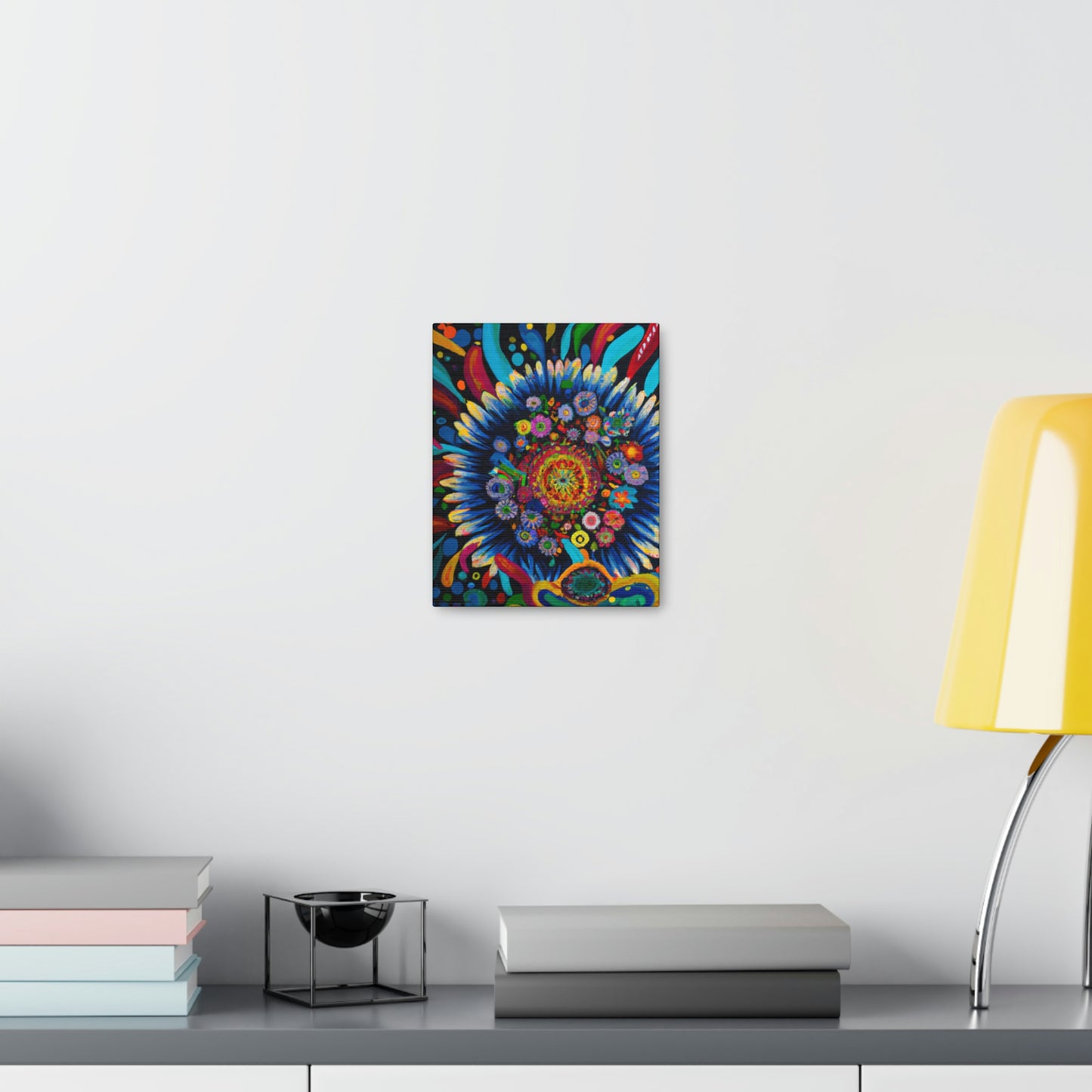 Vibrant Bloom. - Canvas