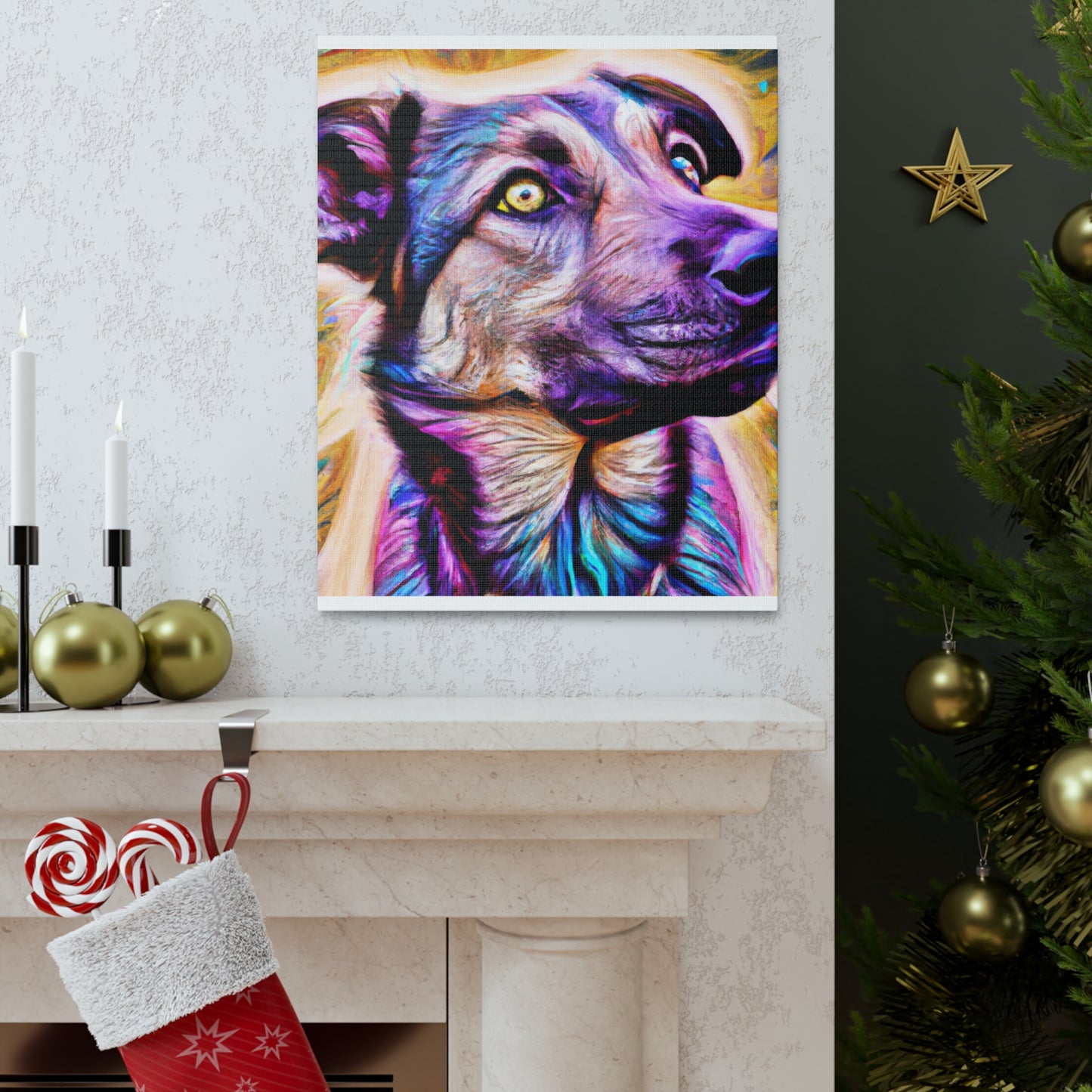Canine Oasis - Canvas