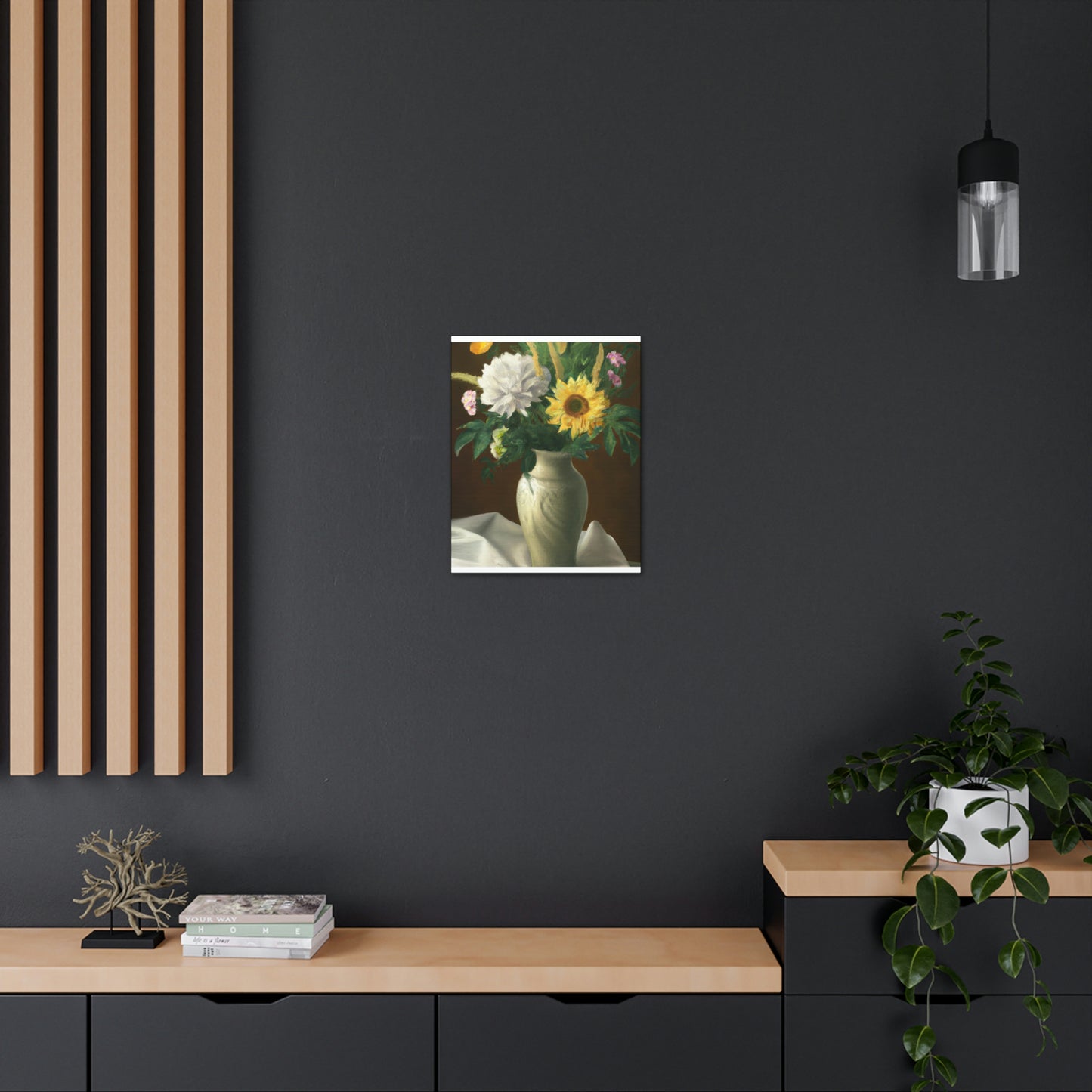 Floral Essence Glow. - Canvas