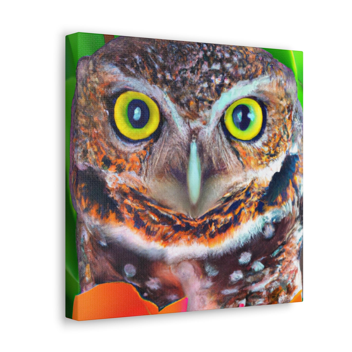 Owl Splendor. - Canvas