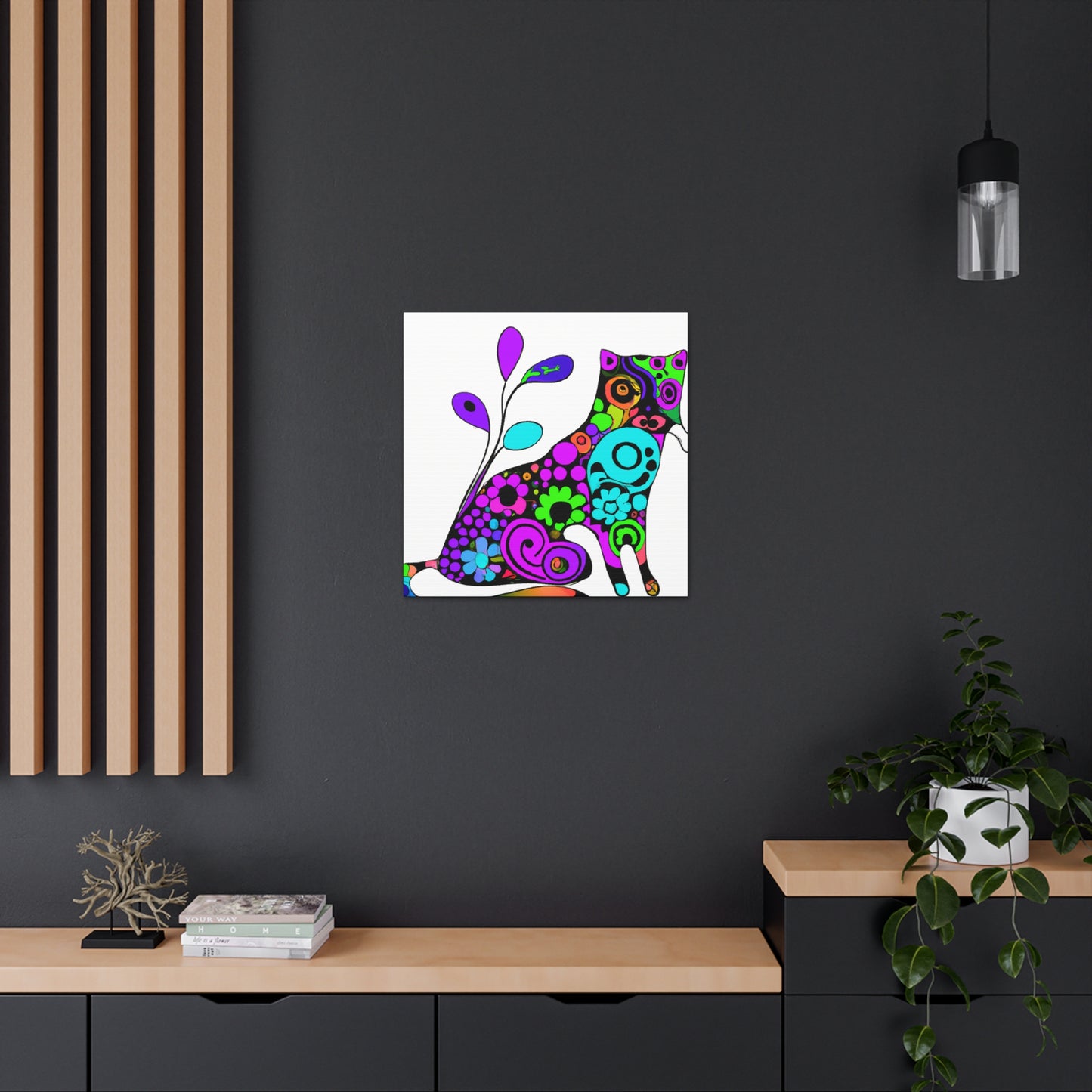 Flora Feline - Canvas