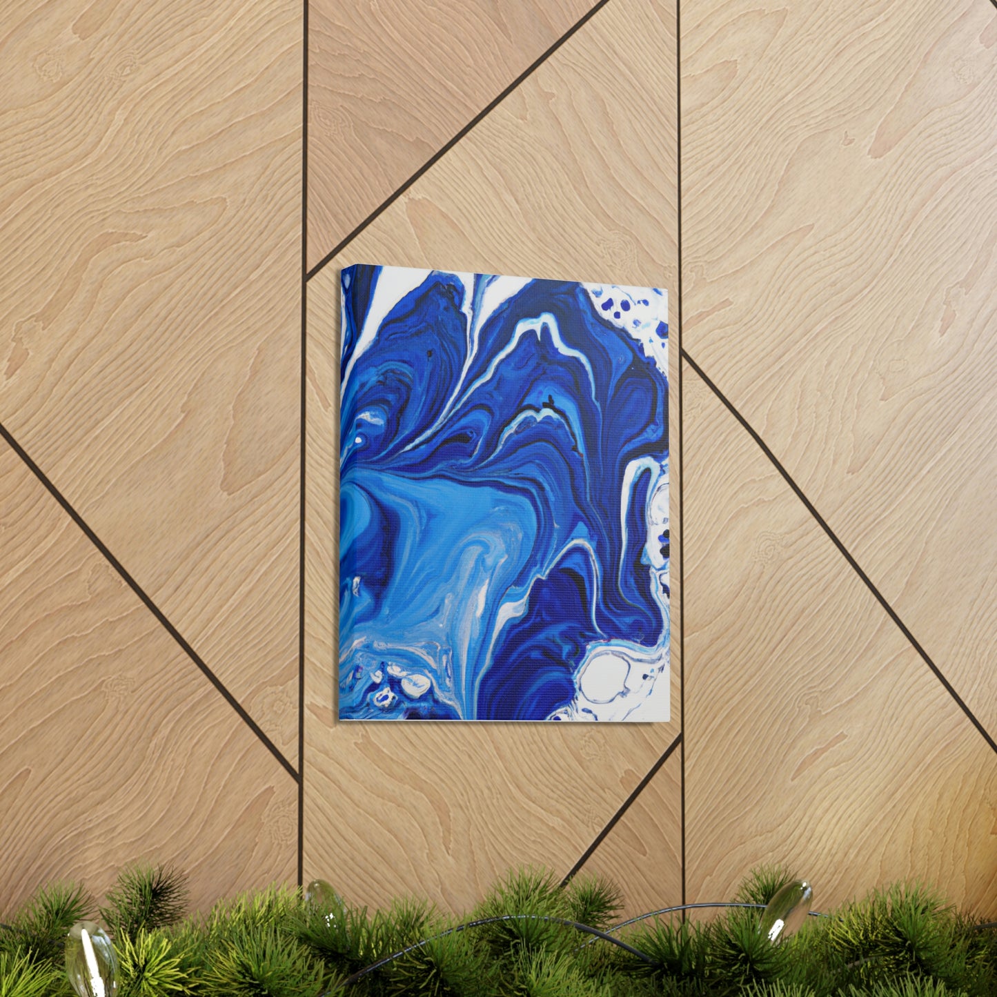 "Aqua Stream" - Canvas