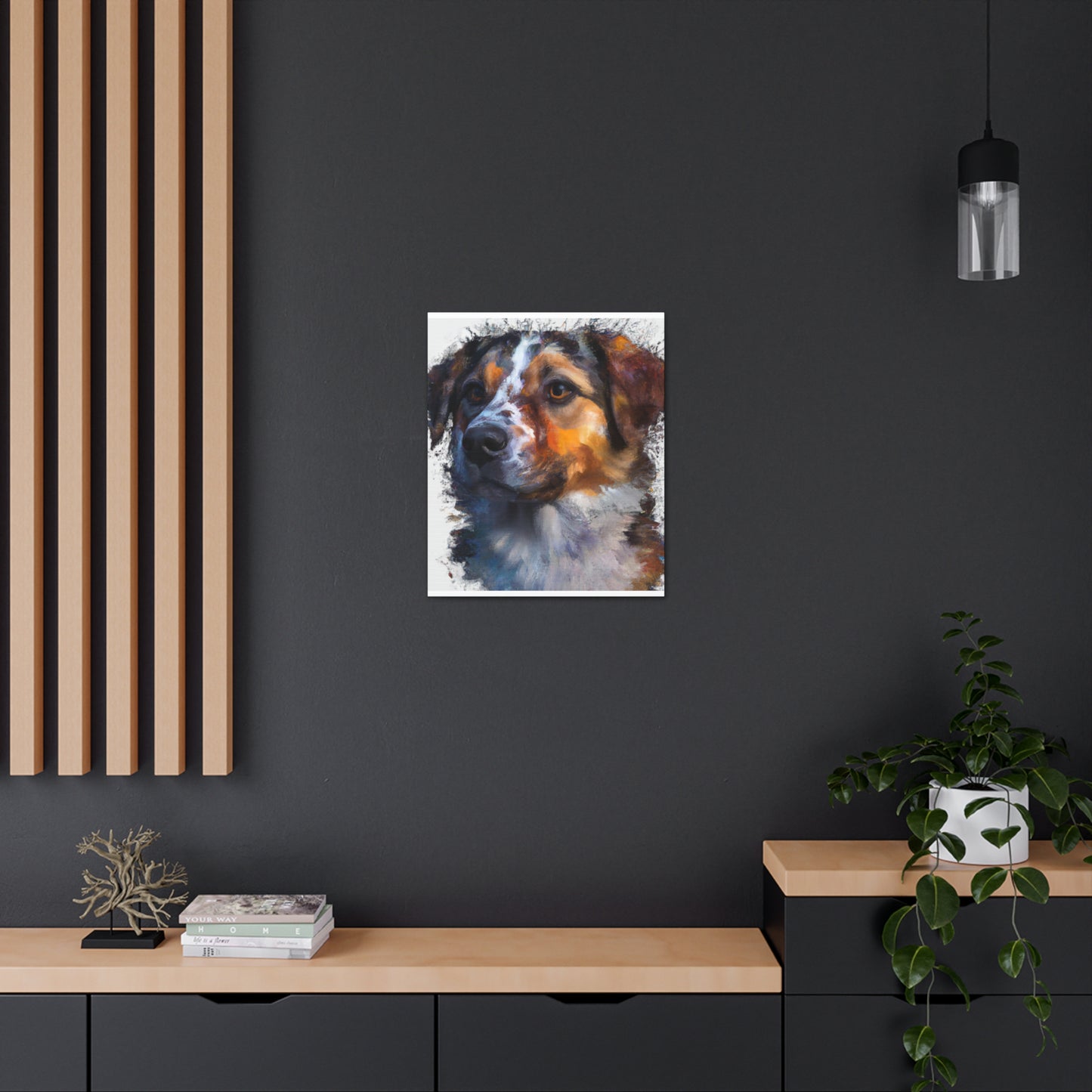 Furry Frenzy. - Canvas