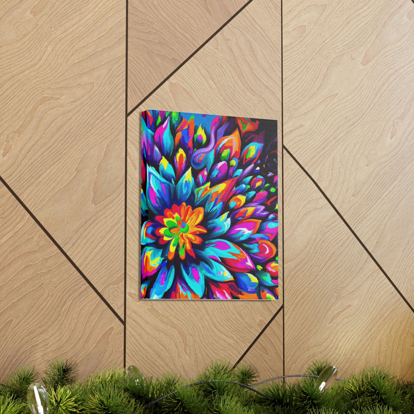 "Psychedelic Bloom" - Canvas