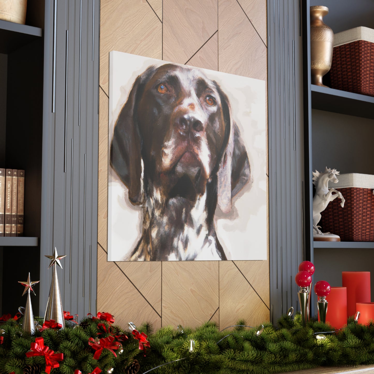"Pointer Perfection" - Canvas