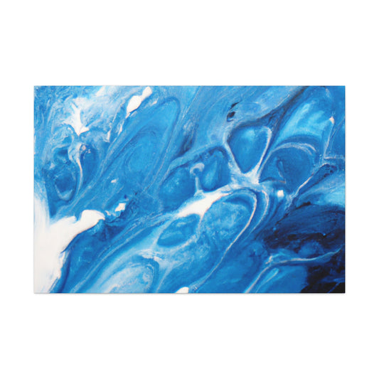 Blue Vapour. - Canvas