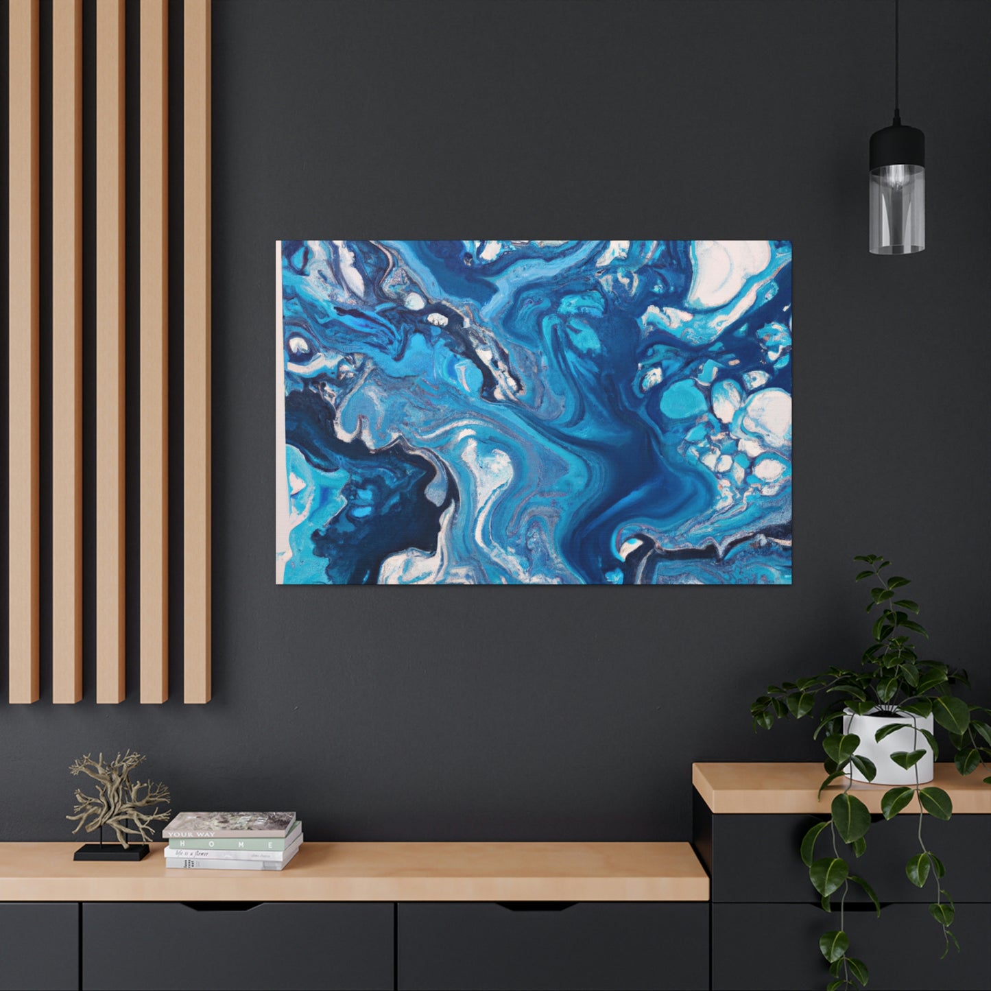 Blue Elegance - Canvas