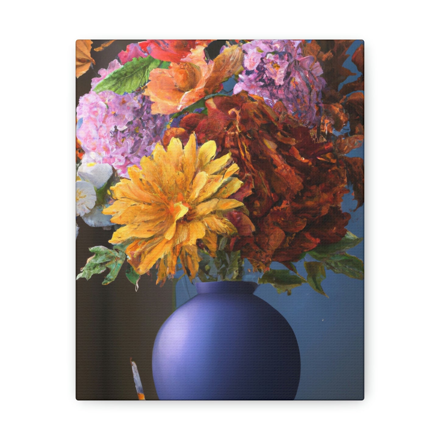 Floral Bloom Brilliance - Canvas