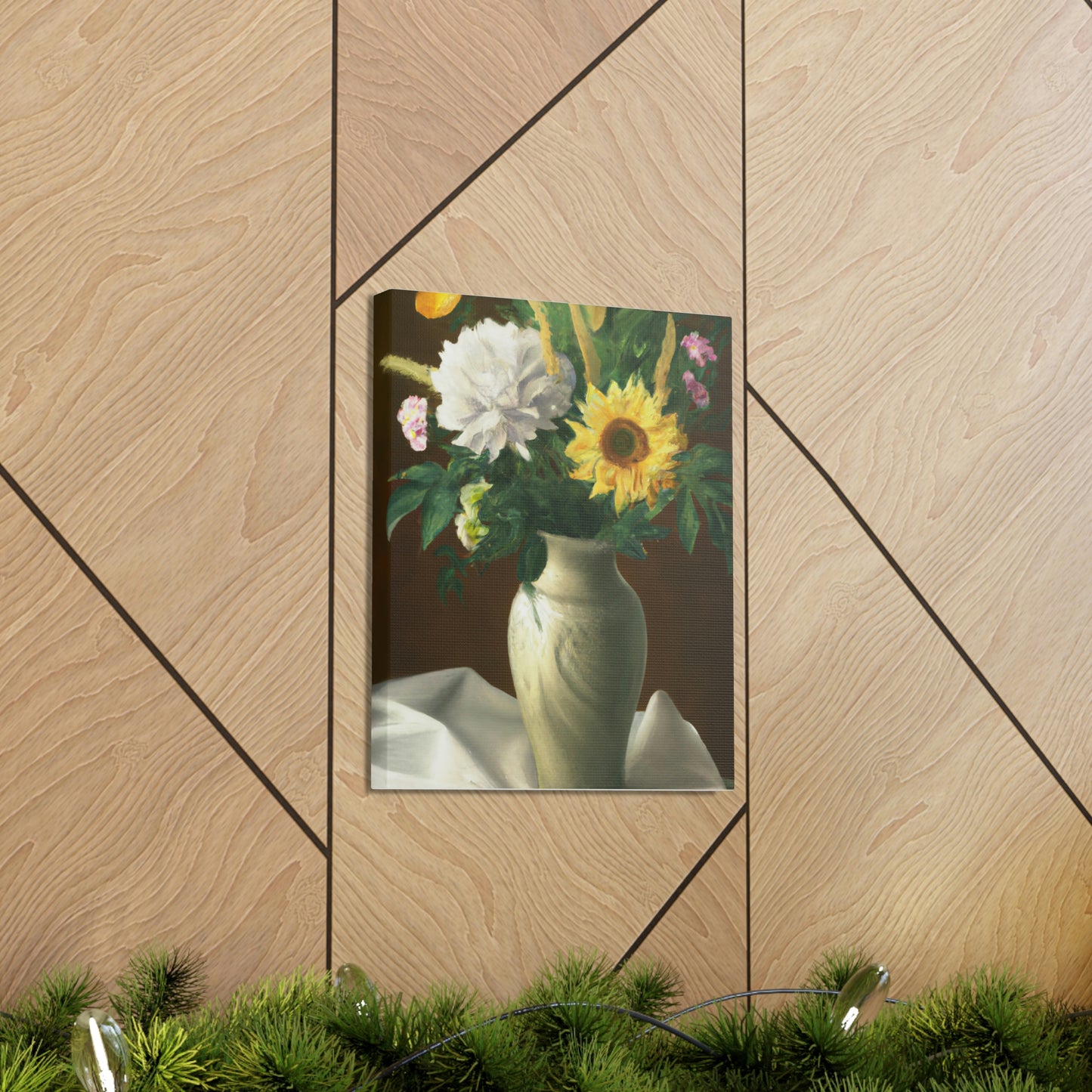 Floral Essence Glow. - Canvas