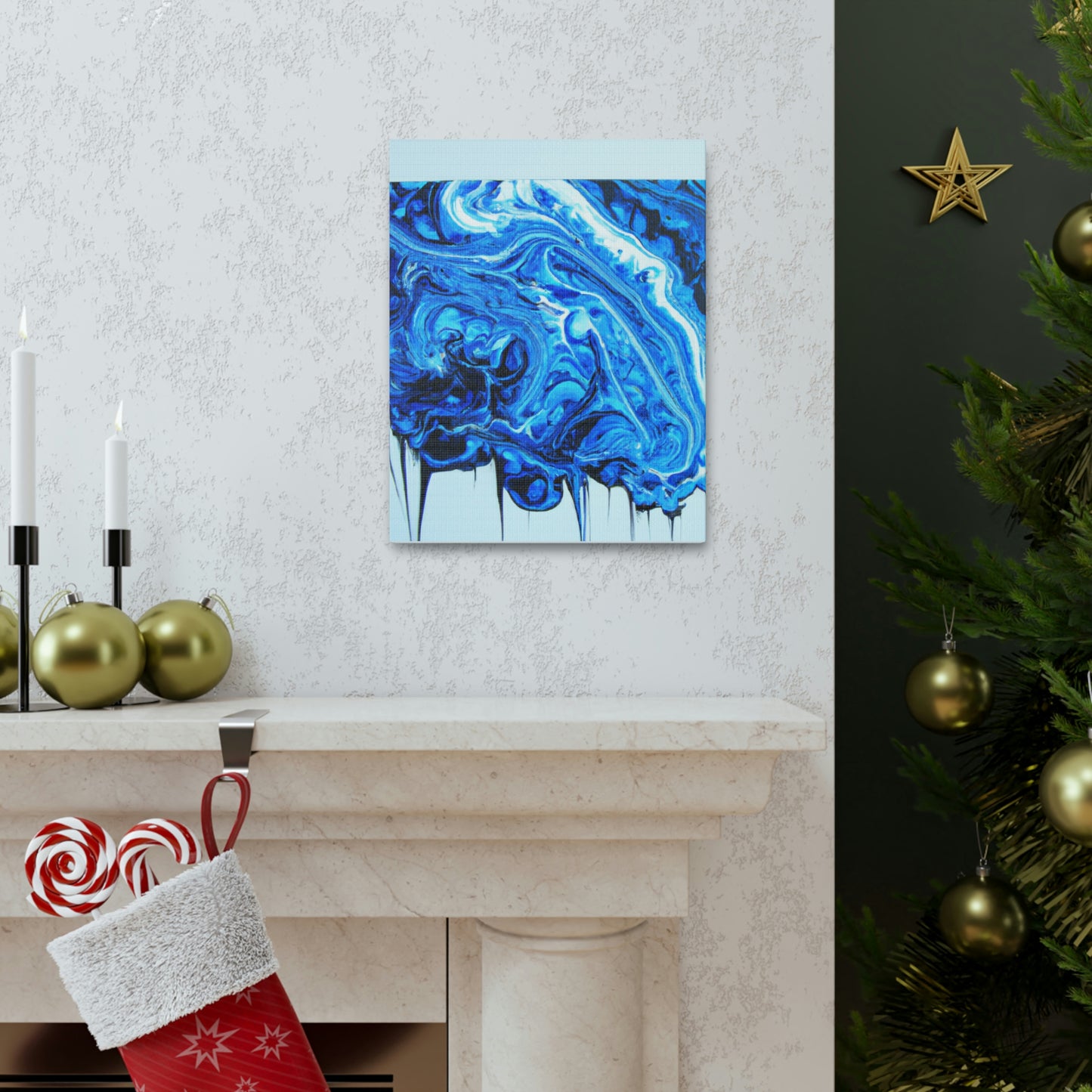 "Blue Majesty" - Canvas