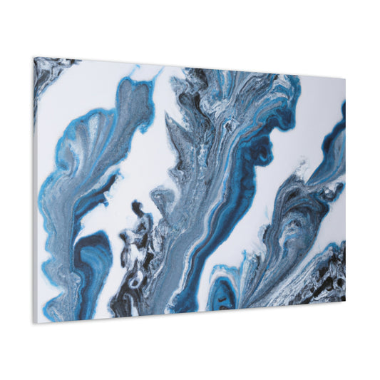 Blue Whirl - Canvas
