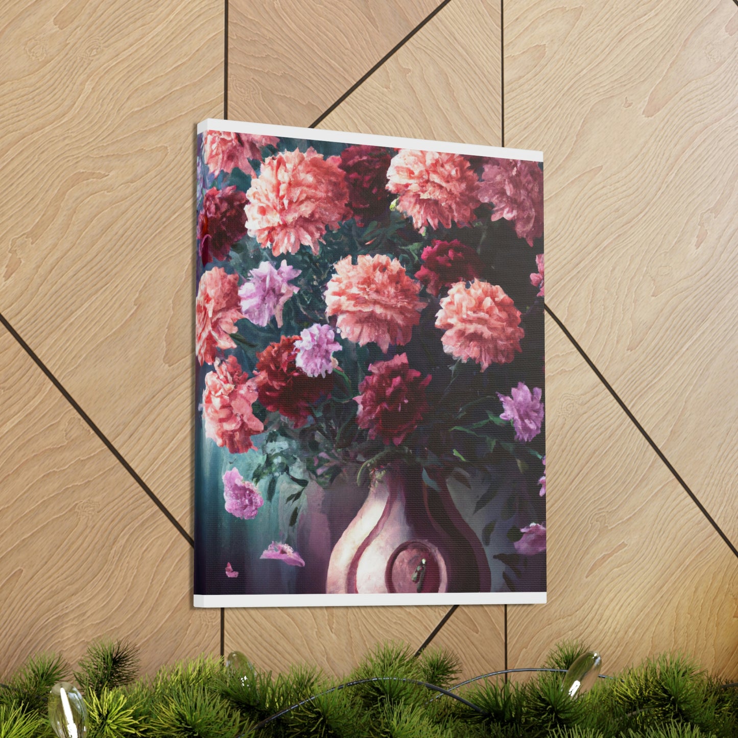 "Flower Vase Bliss." - Canvas