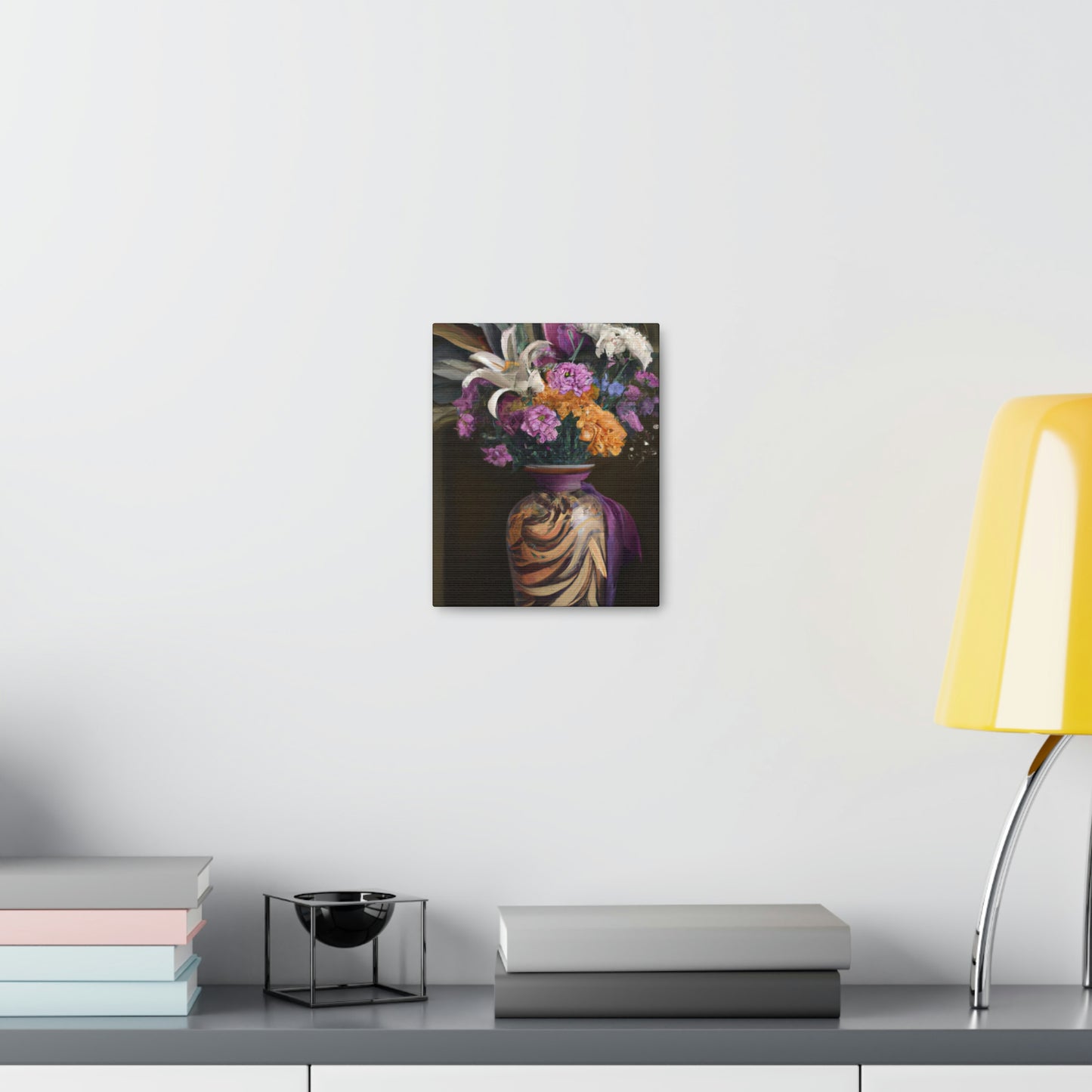 "Floral Fragility Bliss" - Canvas
