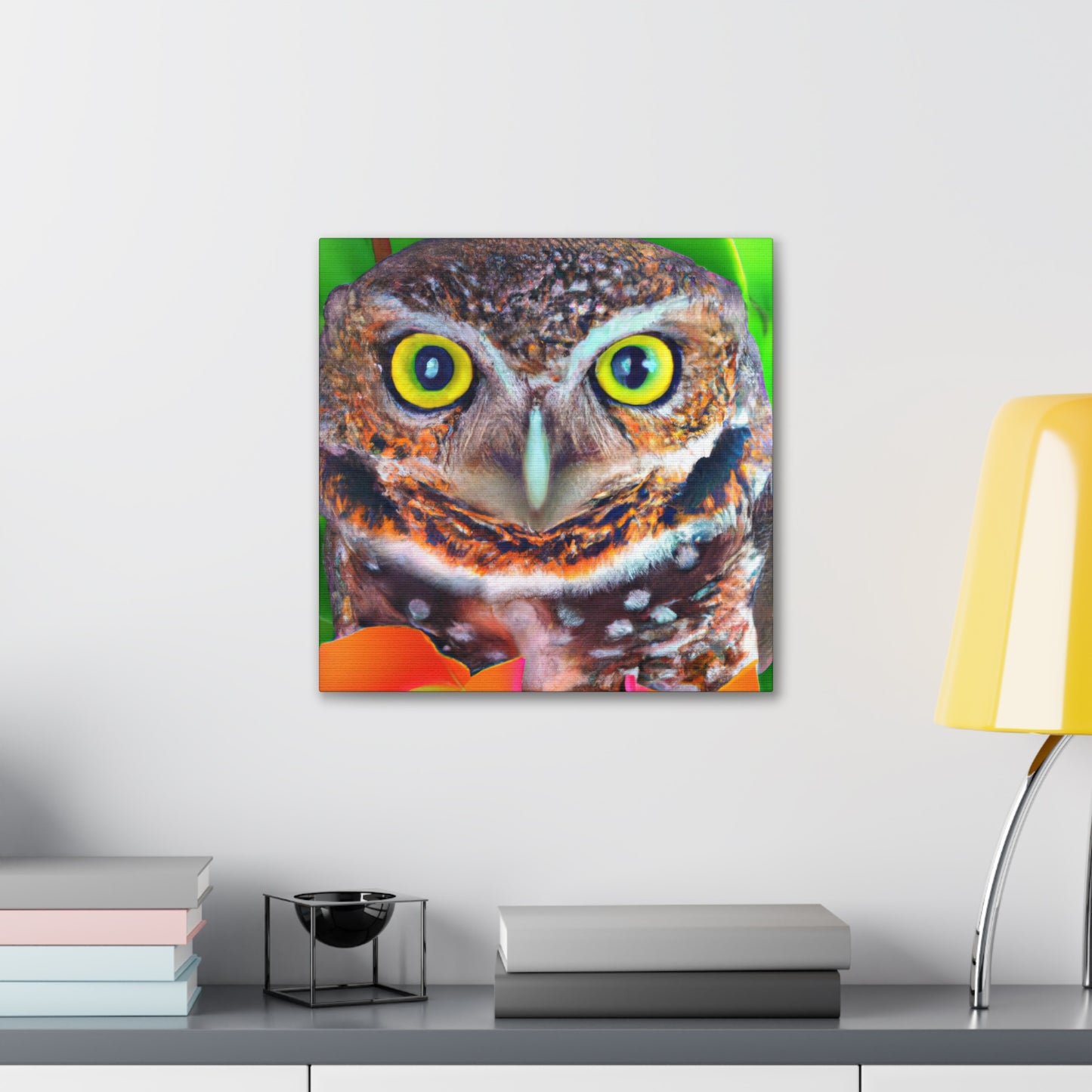 Owl Splendor. - Canvas