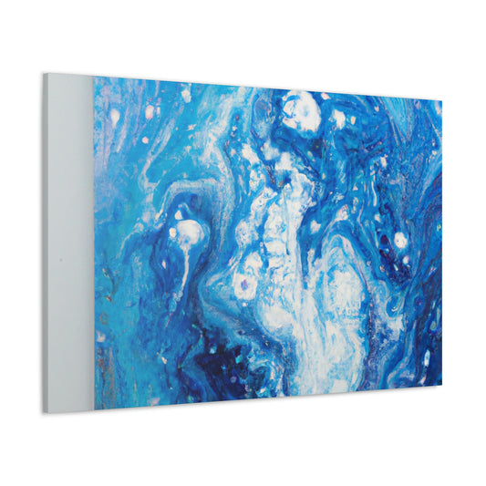 Cerulean Flow. - Canvas