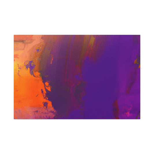 "Brushed Hues" - Canvas