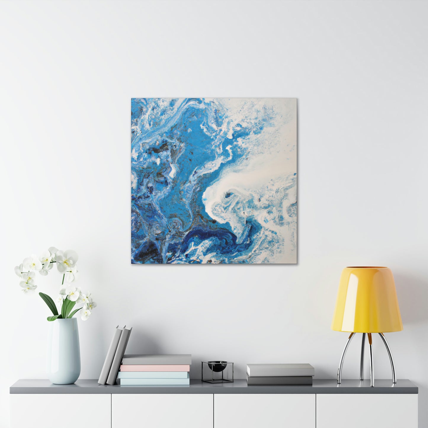 "Blue Spark" - Canvas