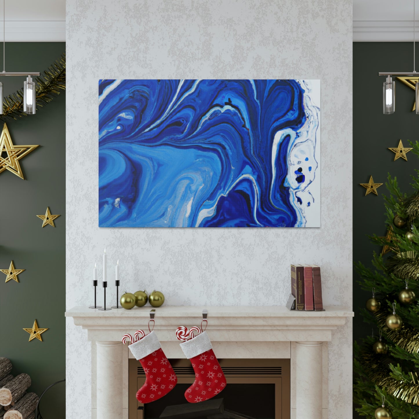 "Aqua Stream" - Canvas