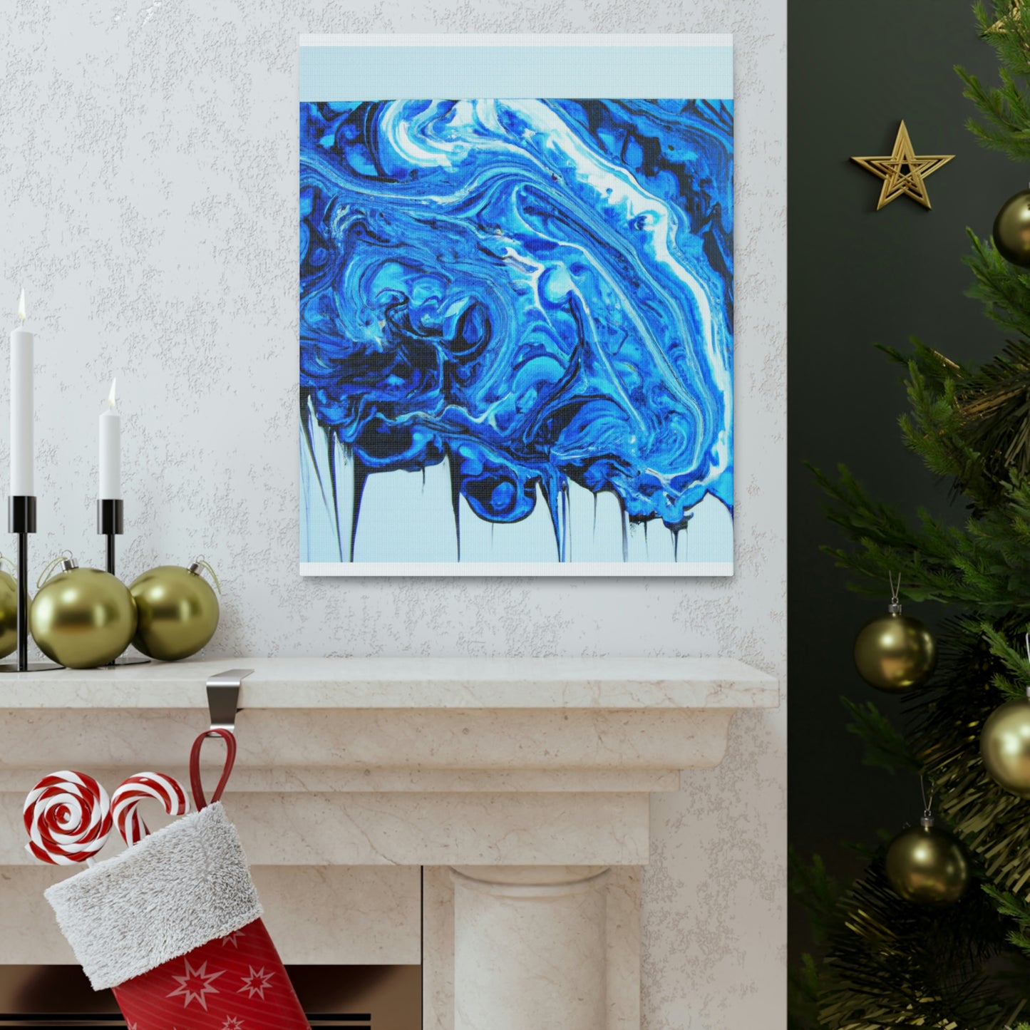 "Blue Majesty" - Canvas