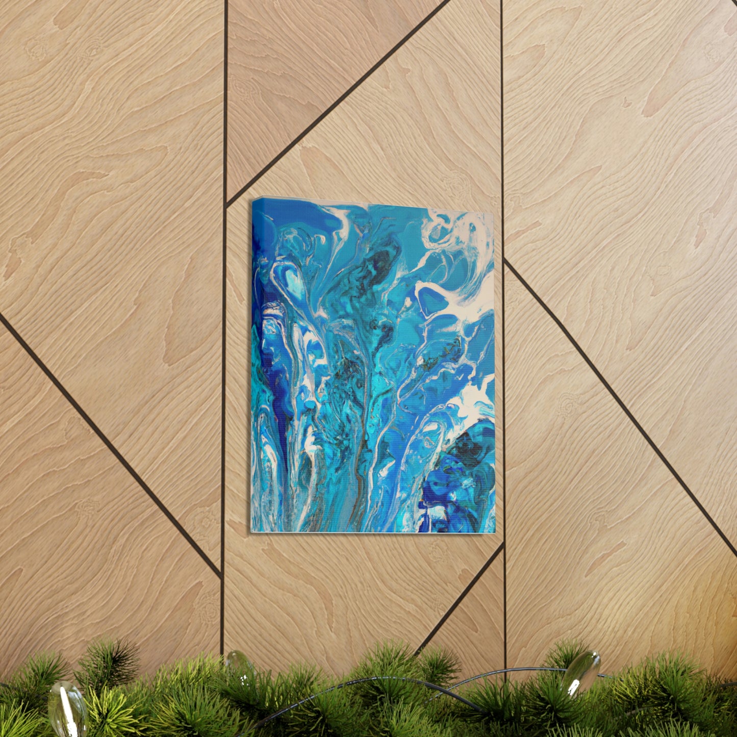 Blue Bliss. - Canvas