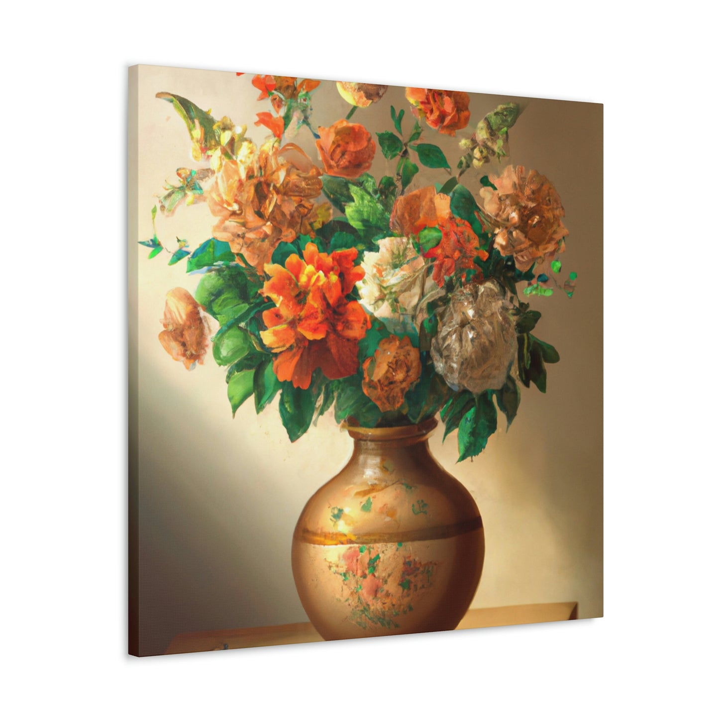 Floral Finesse Honed. - Canvas