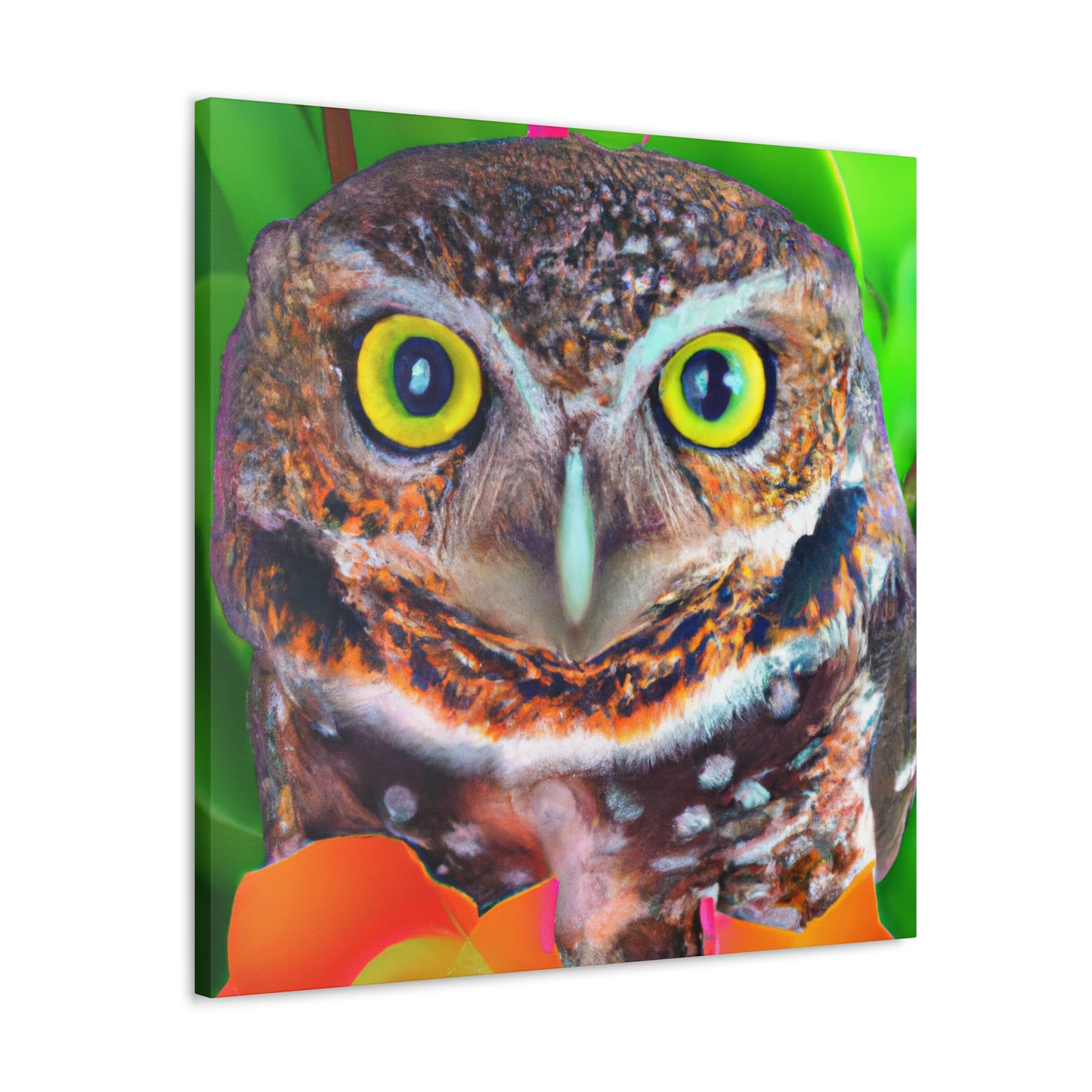 Owl Splendor. - Canvas