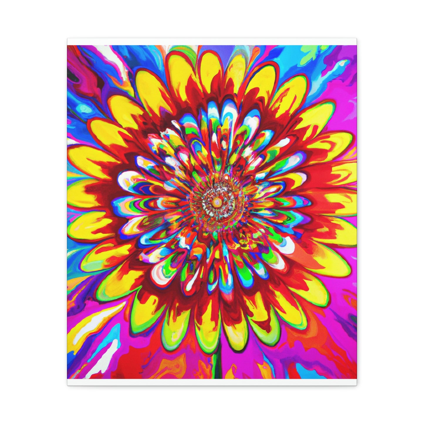 "Vivid Plume" - Canvas