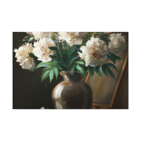 Floral Glamour Burst - Canvas