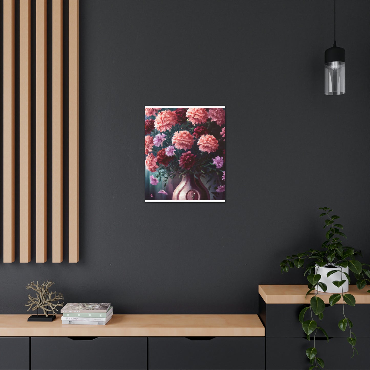 "Flower Vase Bliss." - Canvas