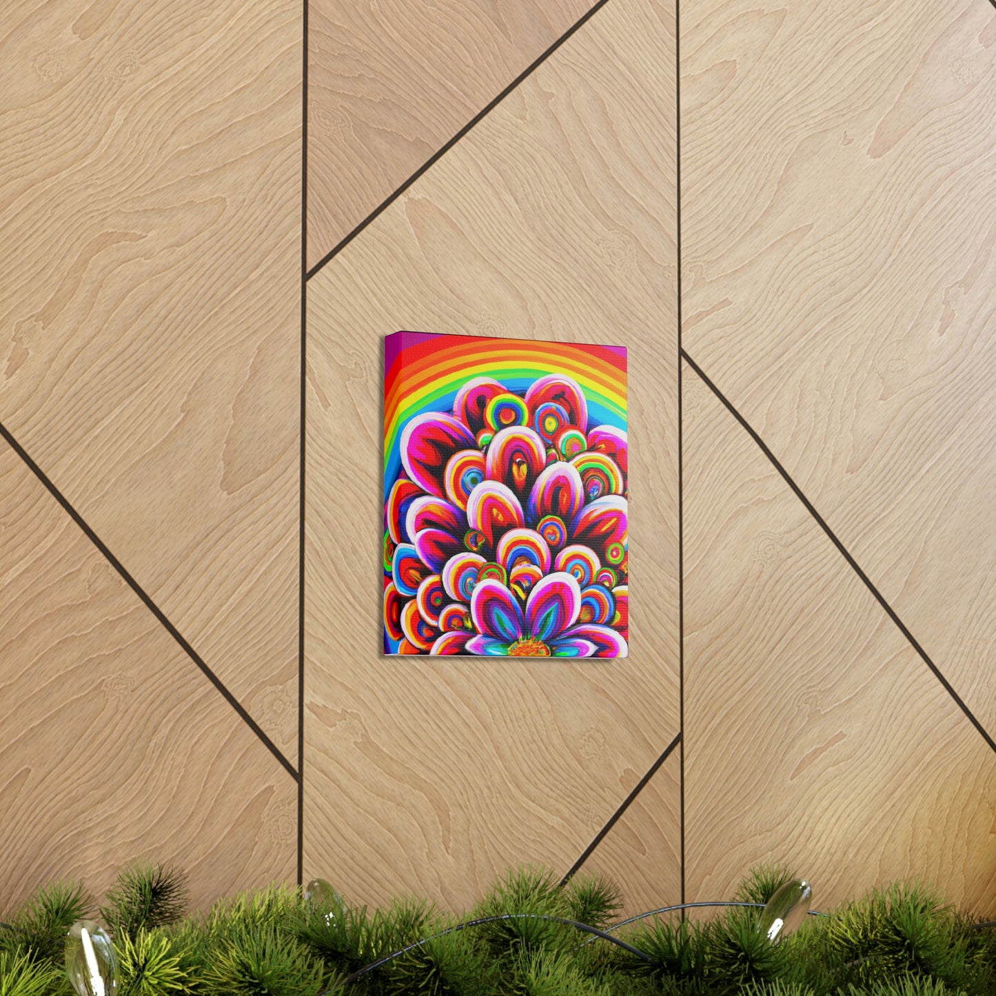 Vivacious Blooms. - Canvas