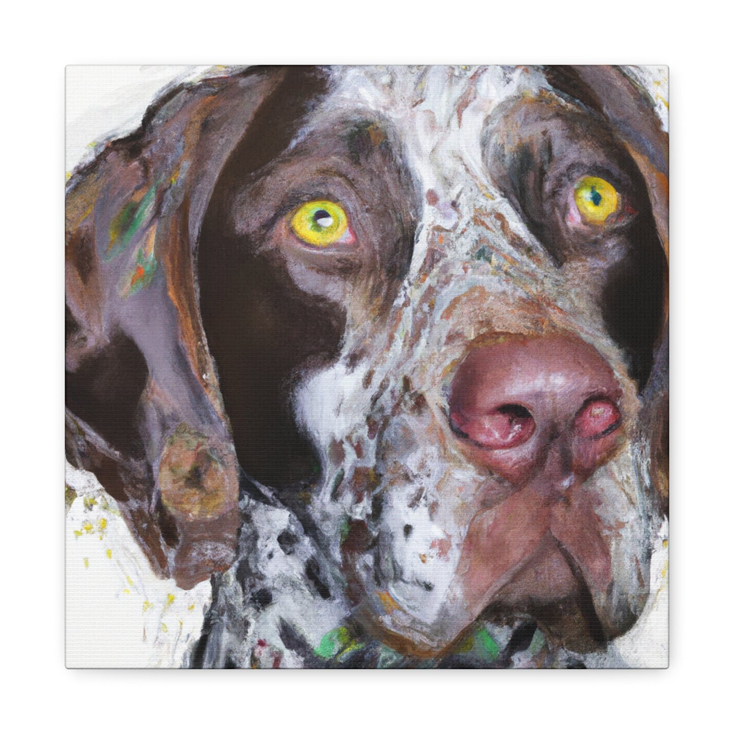 "Pointer Splendor" - Canvas