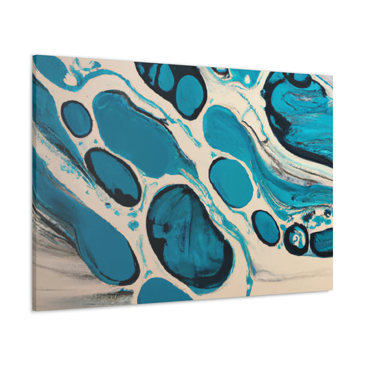 "Aqua Flow" - Canvas