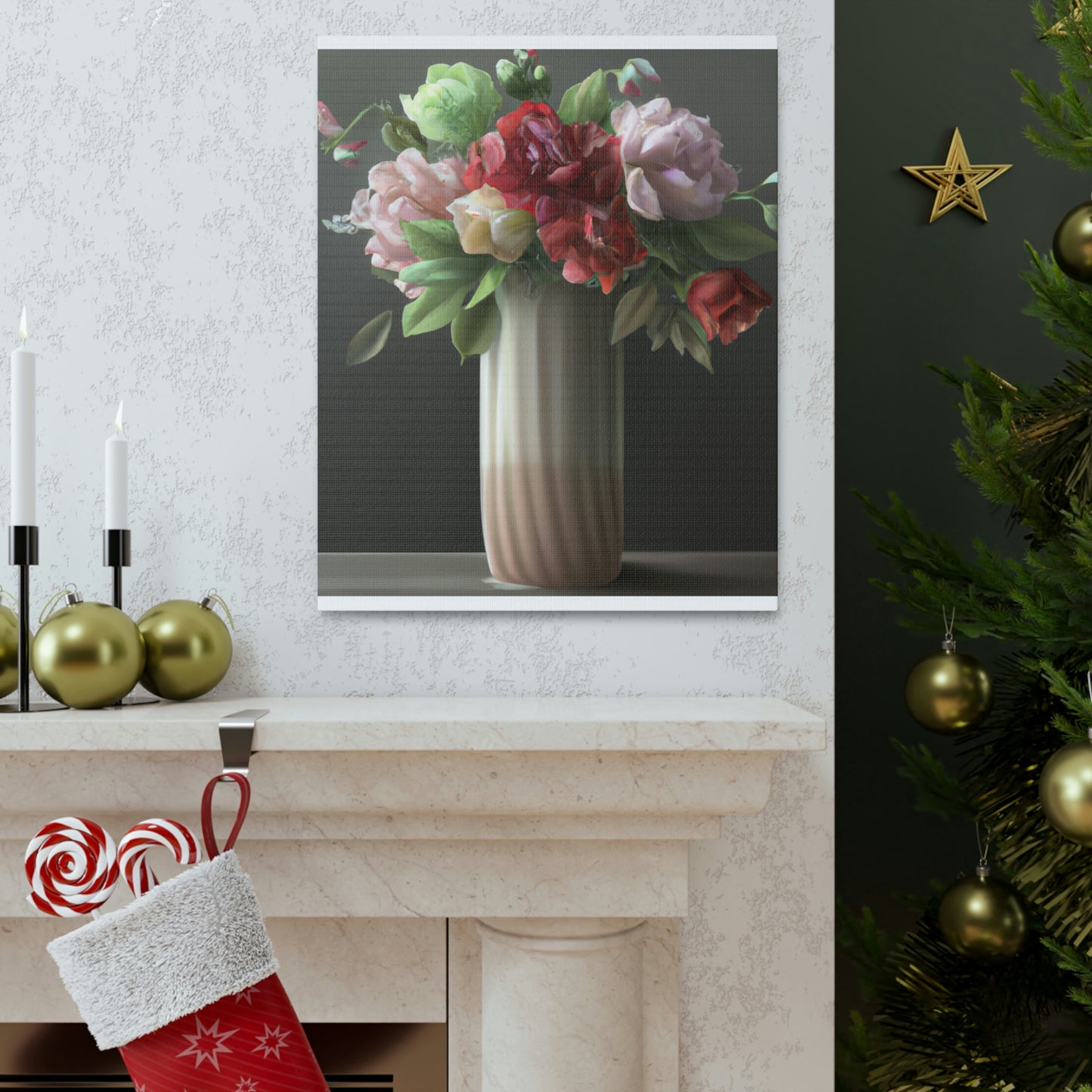 Blossoming Petals Captured - Canvas