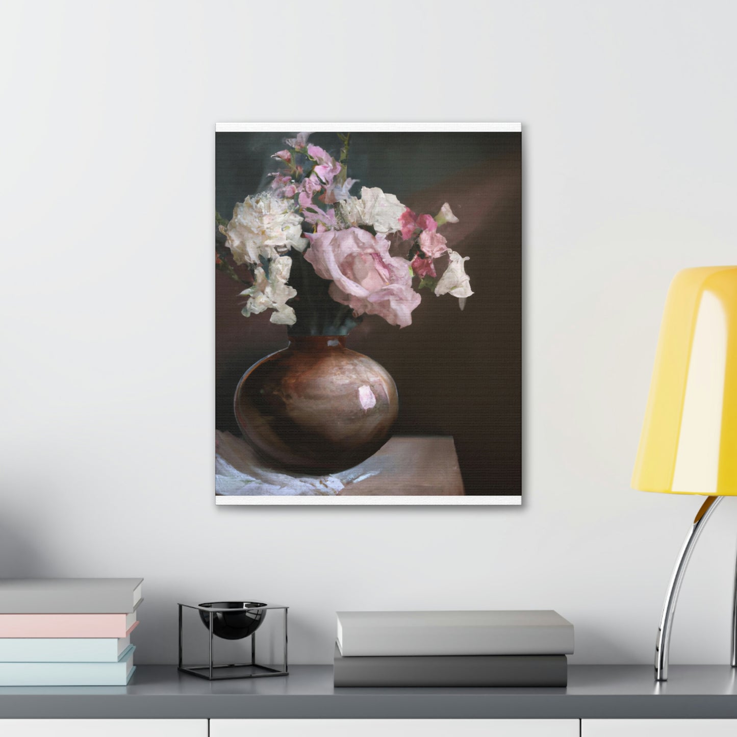 "Delicate Floral Detail" - Canvas