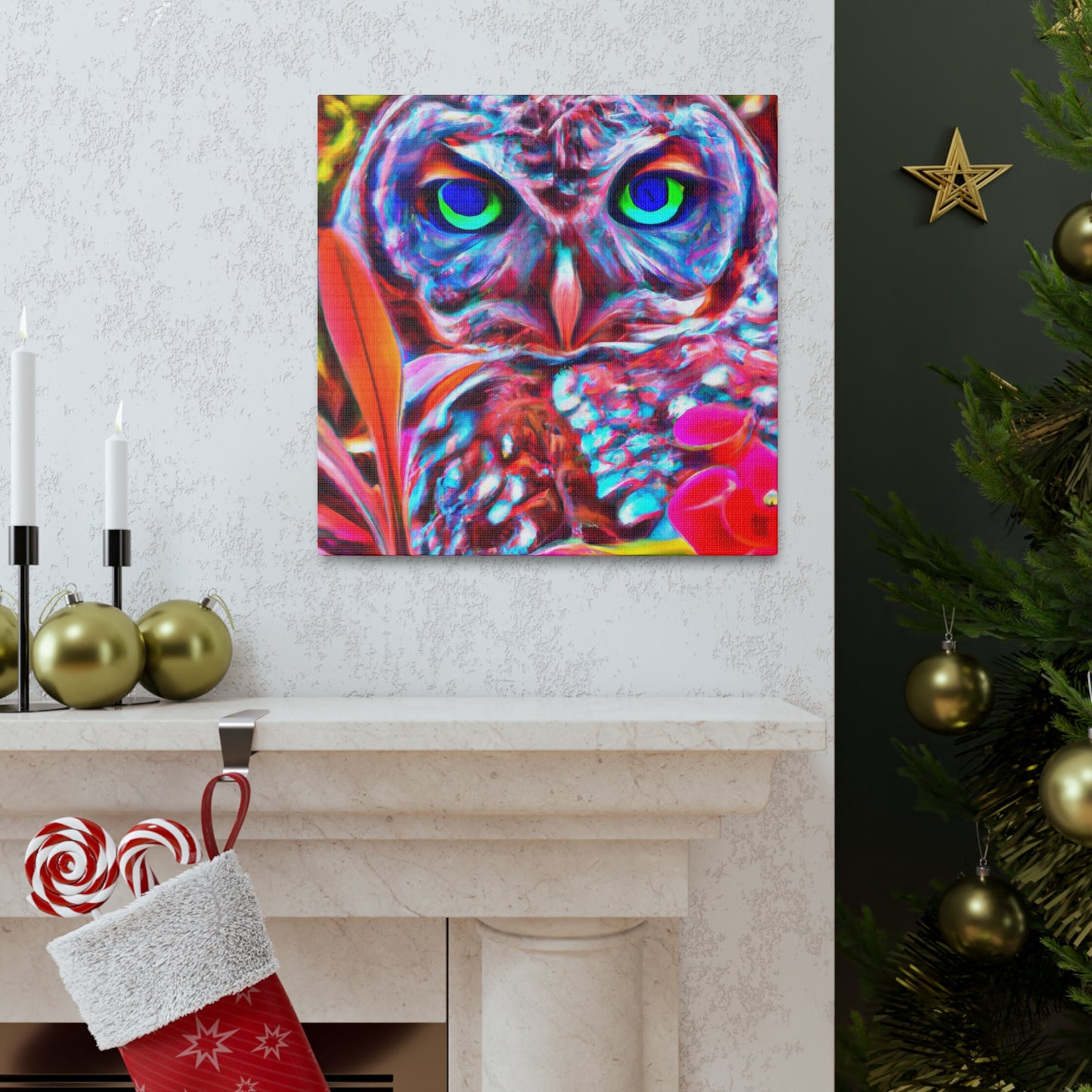 Owl Utopia. - Canvas