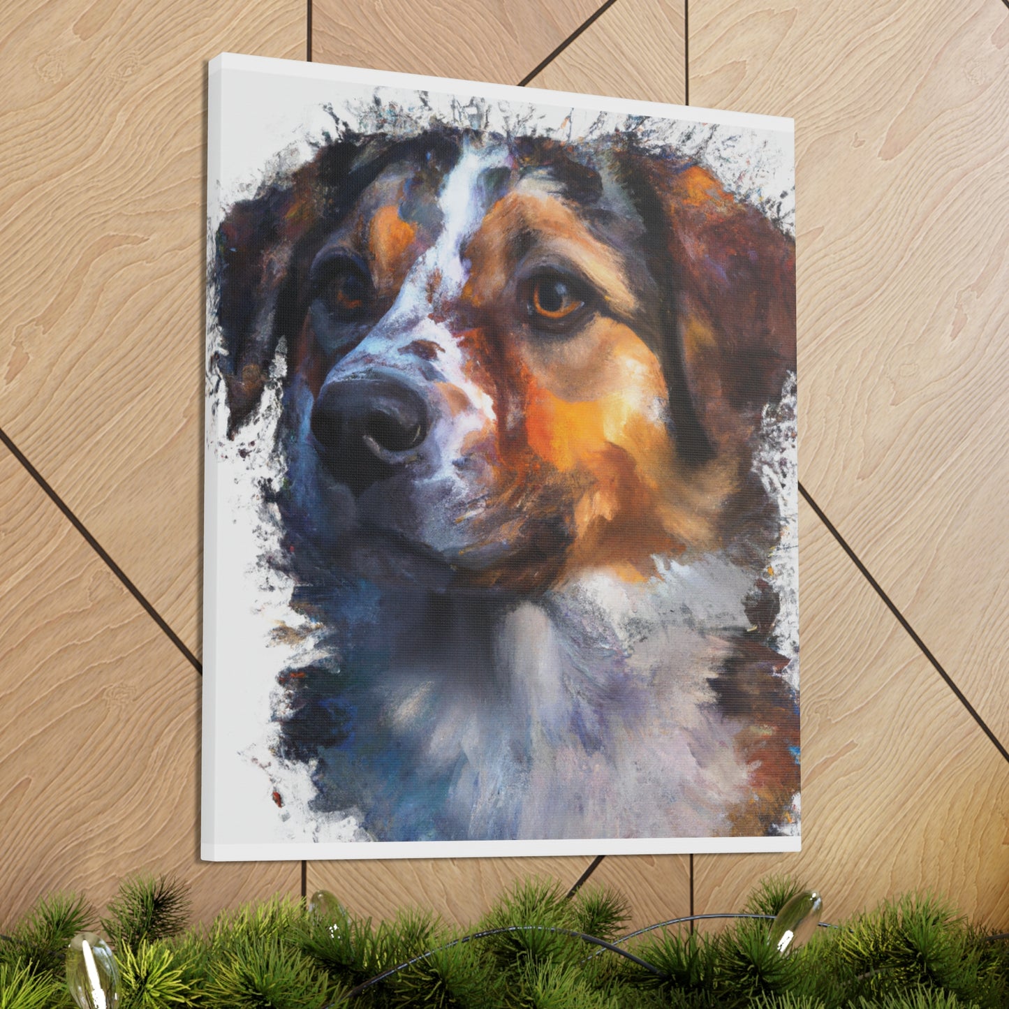 Furry Frenzy. - Canvas