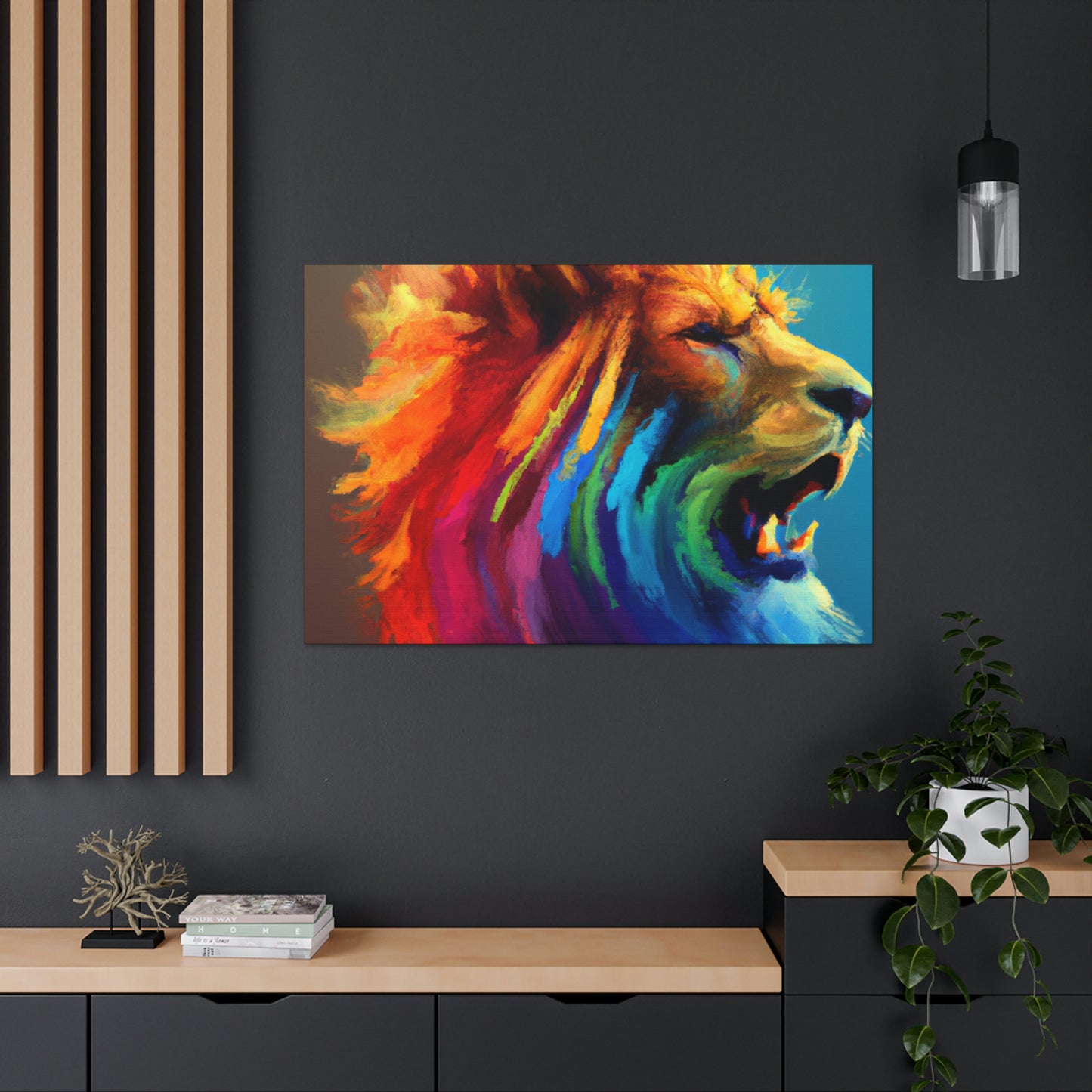 Lioness Bloom - Canvas