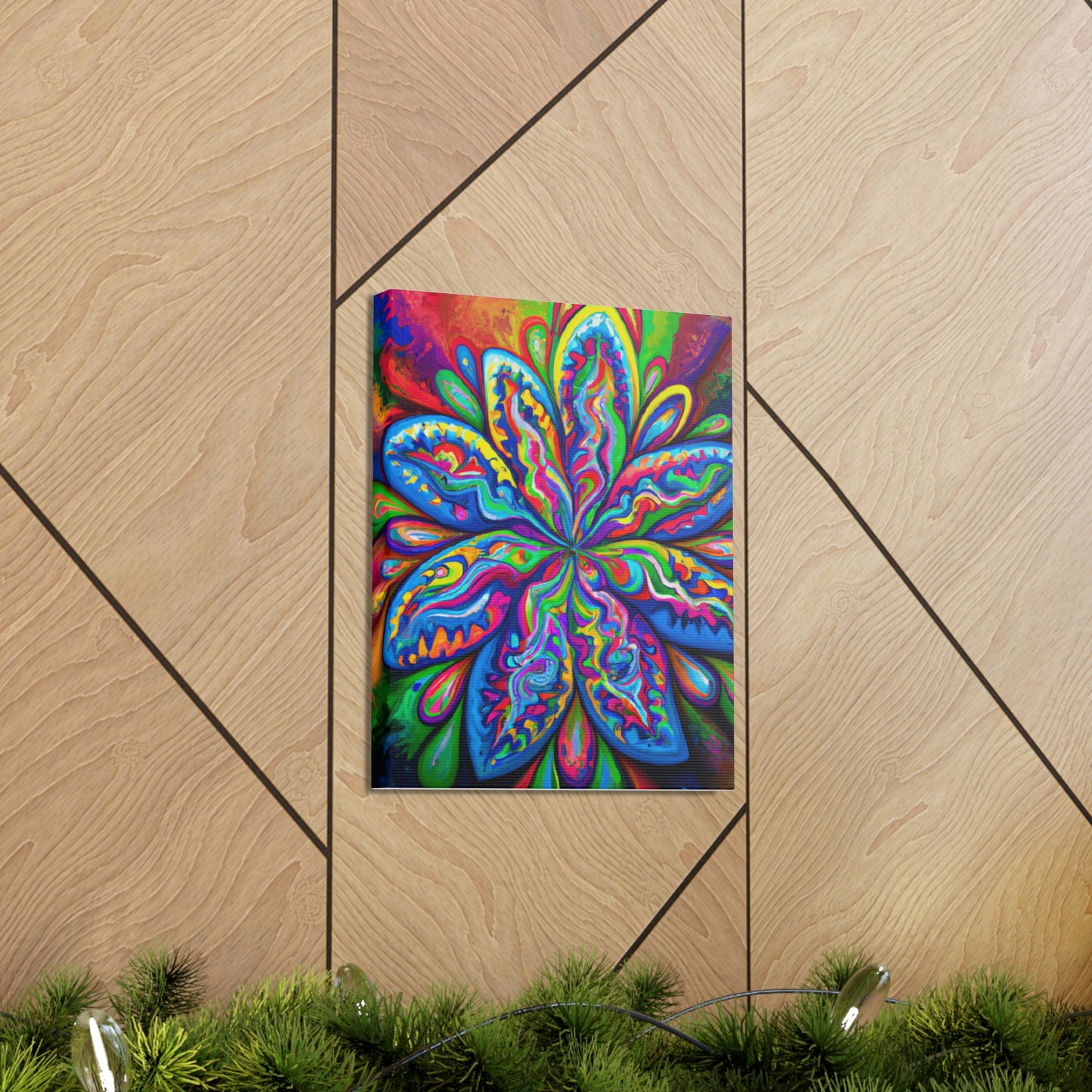 Psychedelic Bloom - Canvas