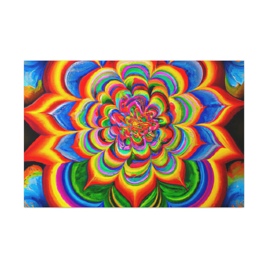 "Vibrant Blooms" - Canvas