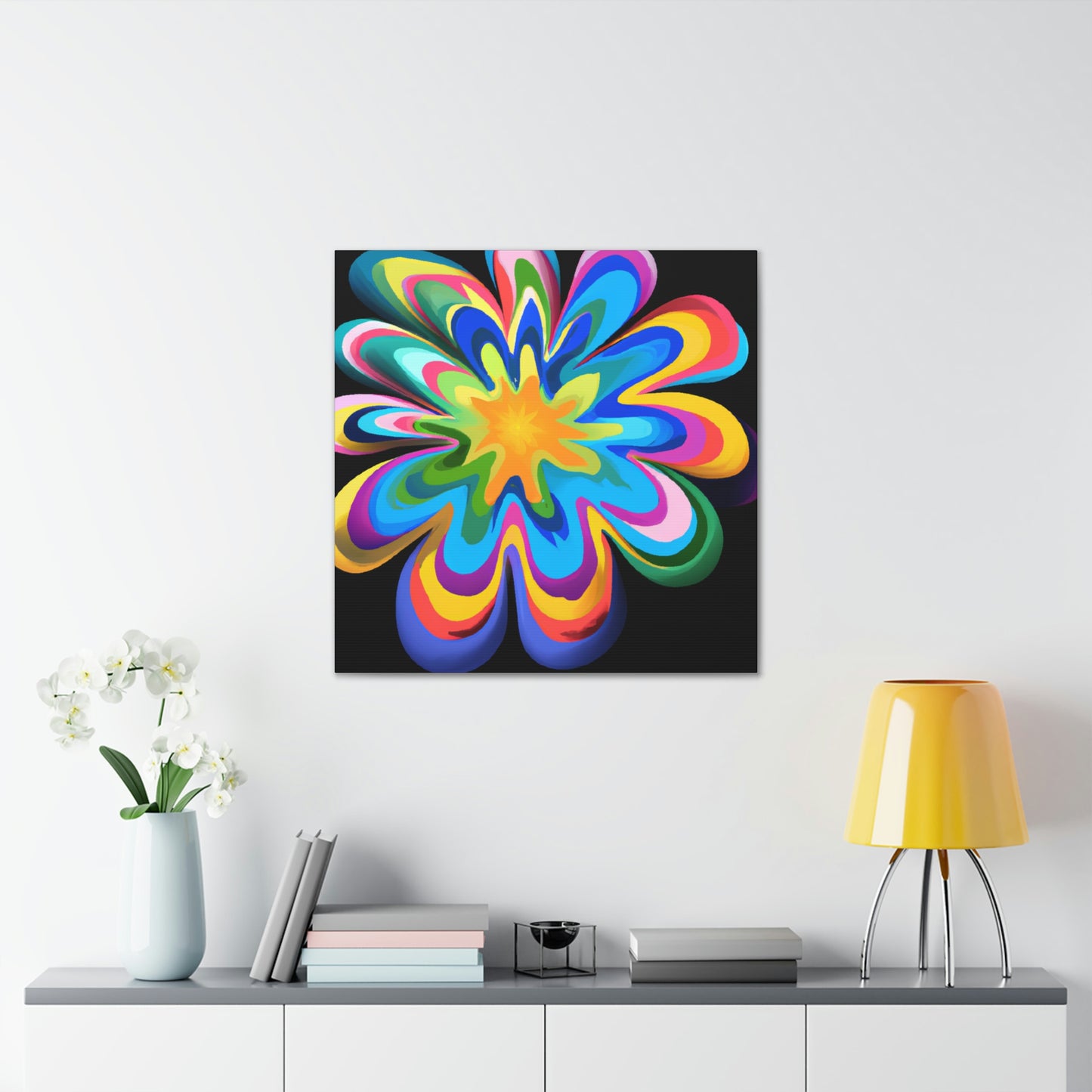 Vibrant Noir. - Canvas
