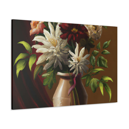 Vibrant Floral Awesomeness. - Canvas