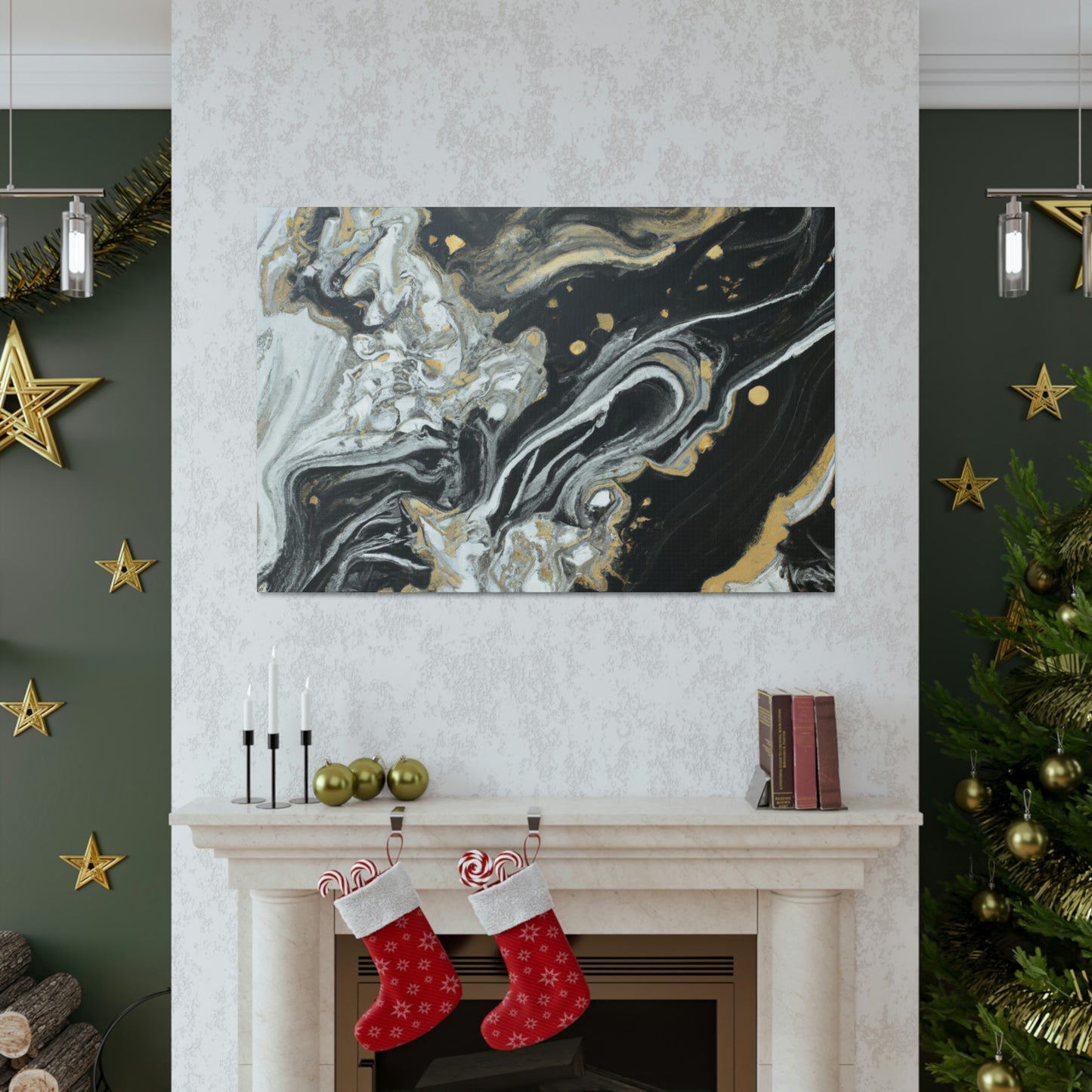 Opulent Oracle Fluid - Canvas