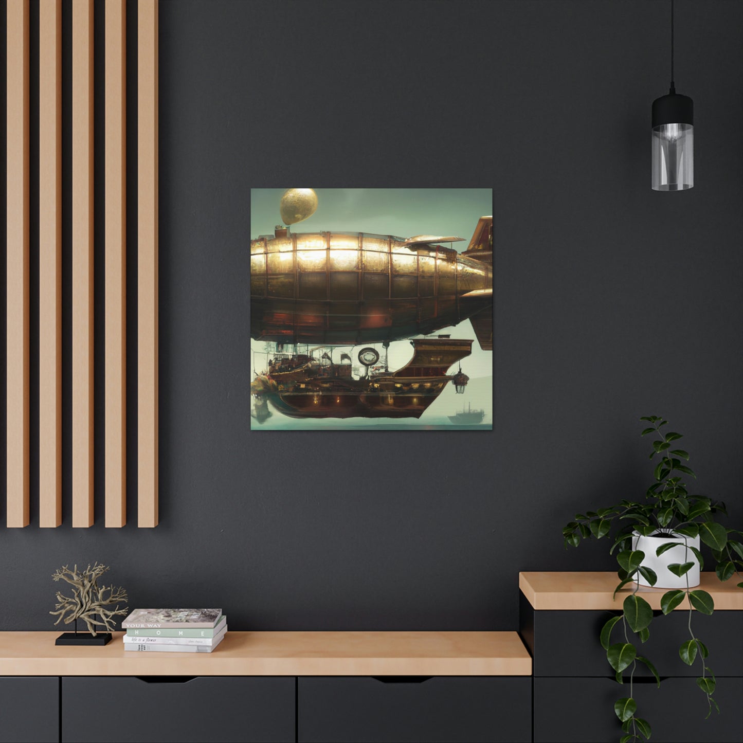 Steampunk Airship Digital
Digital Living Airship
Airship Living Digital - Canvas