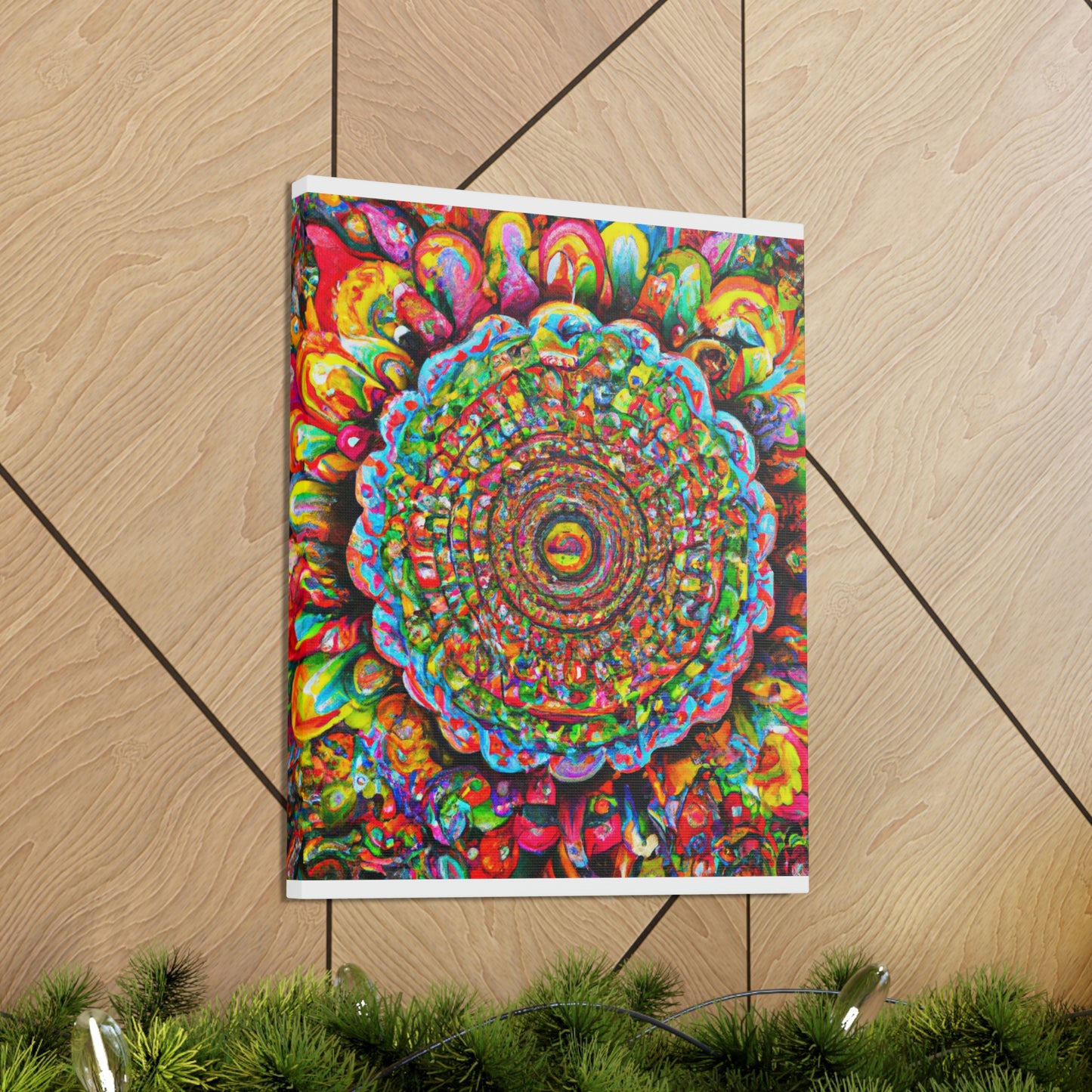 Psychedelic Bloom. - Canvas