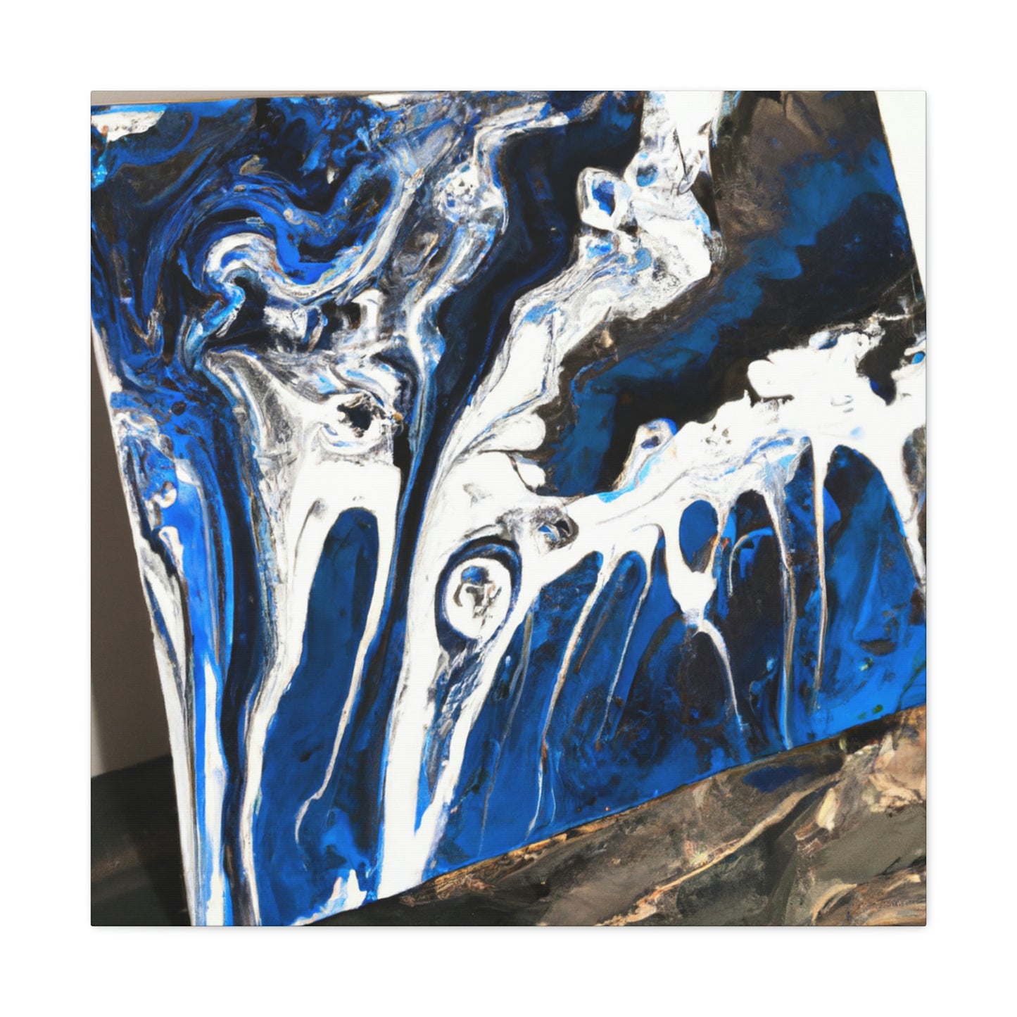 Blue Brilliance. - Canvas