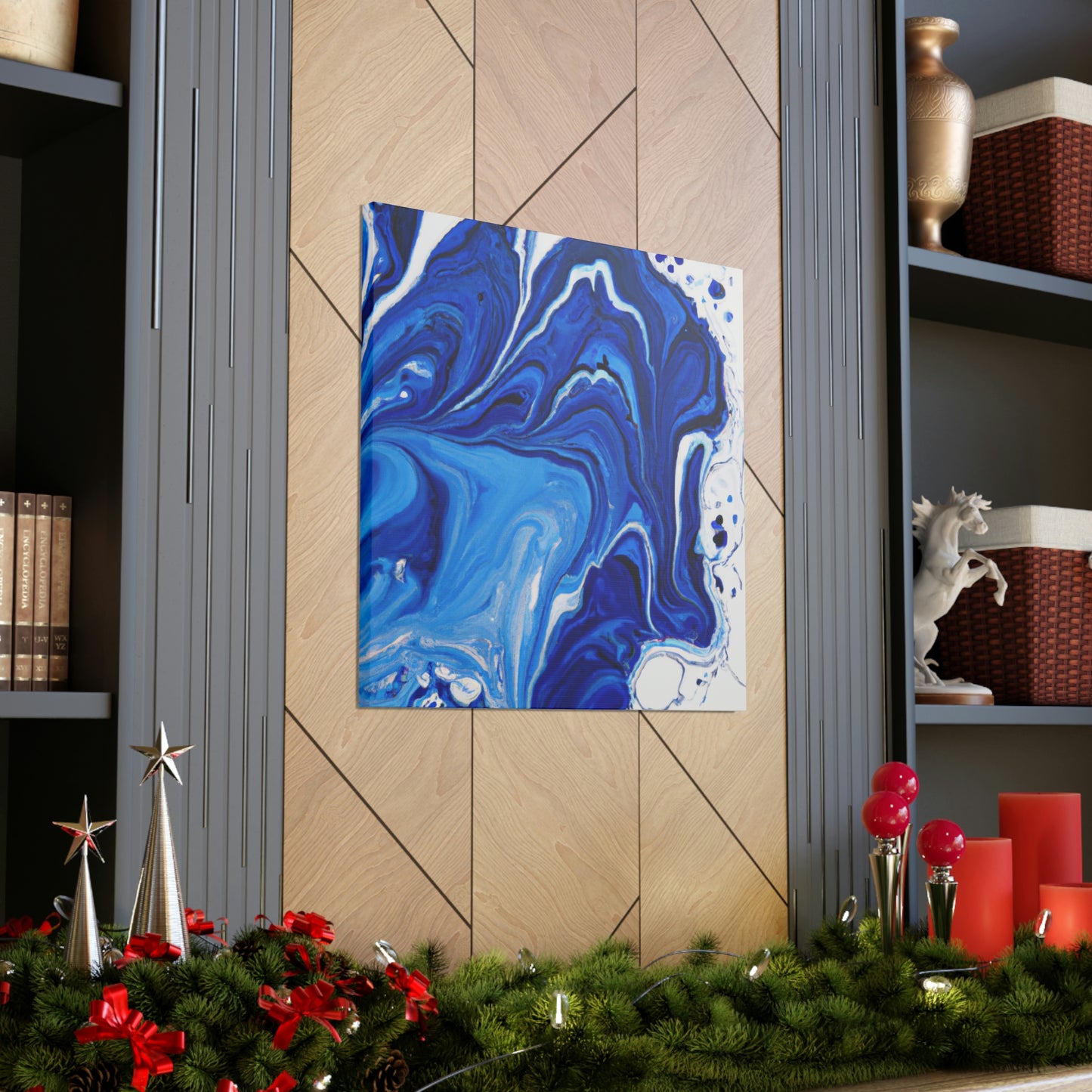 "Aqua Stream" - Canvas
