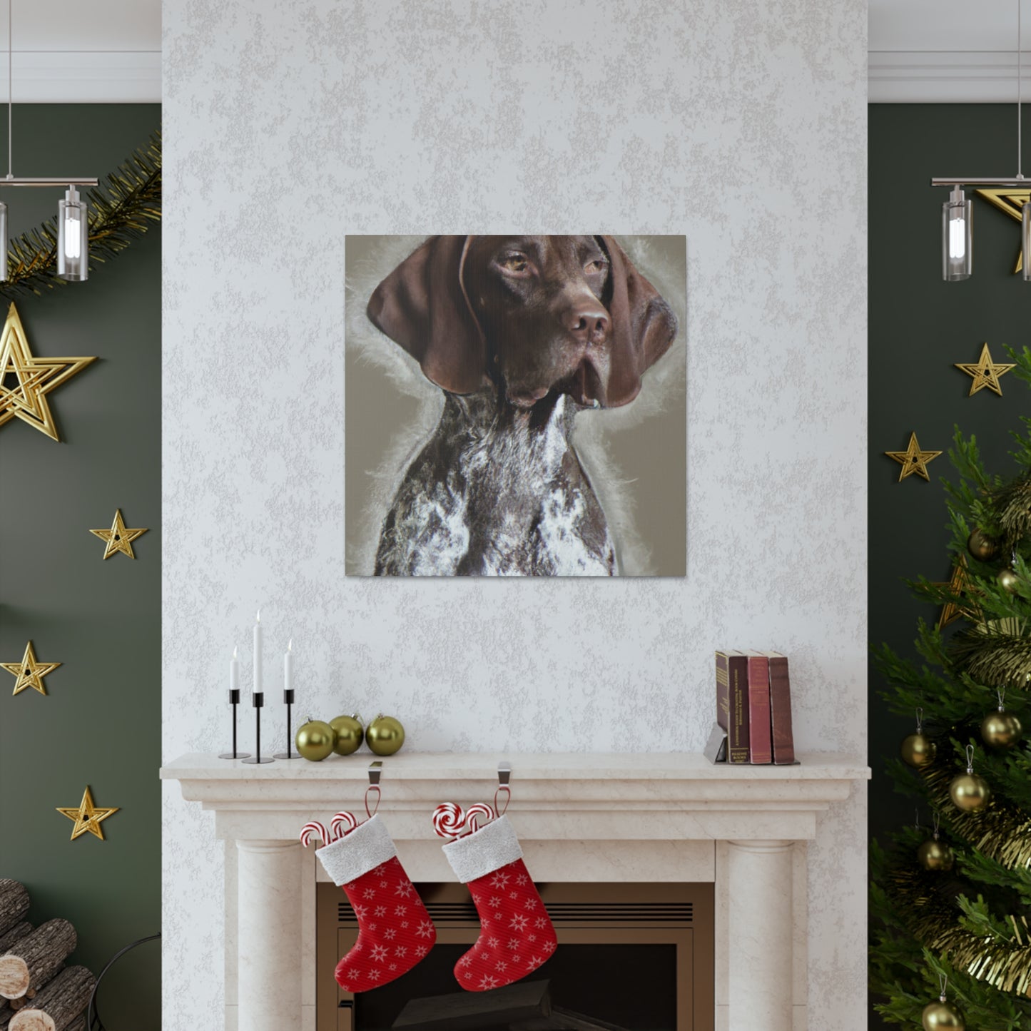 Pointer Posh. - Canvas